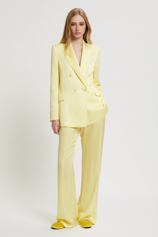 BLAZER DOPPIO PETTO IN RASO