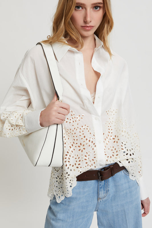 CAMICIA DI SAN GALLO CON PAILLETTES