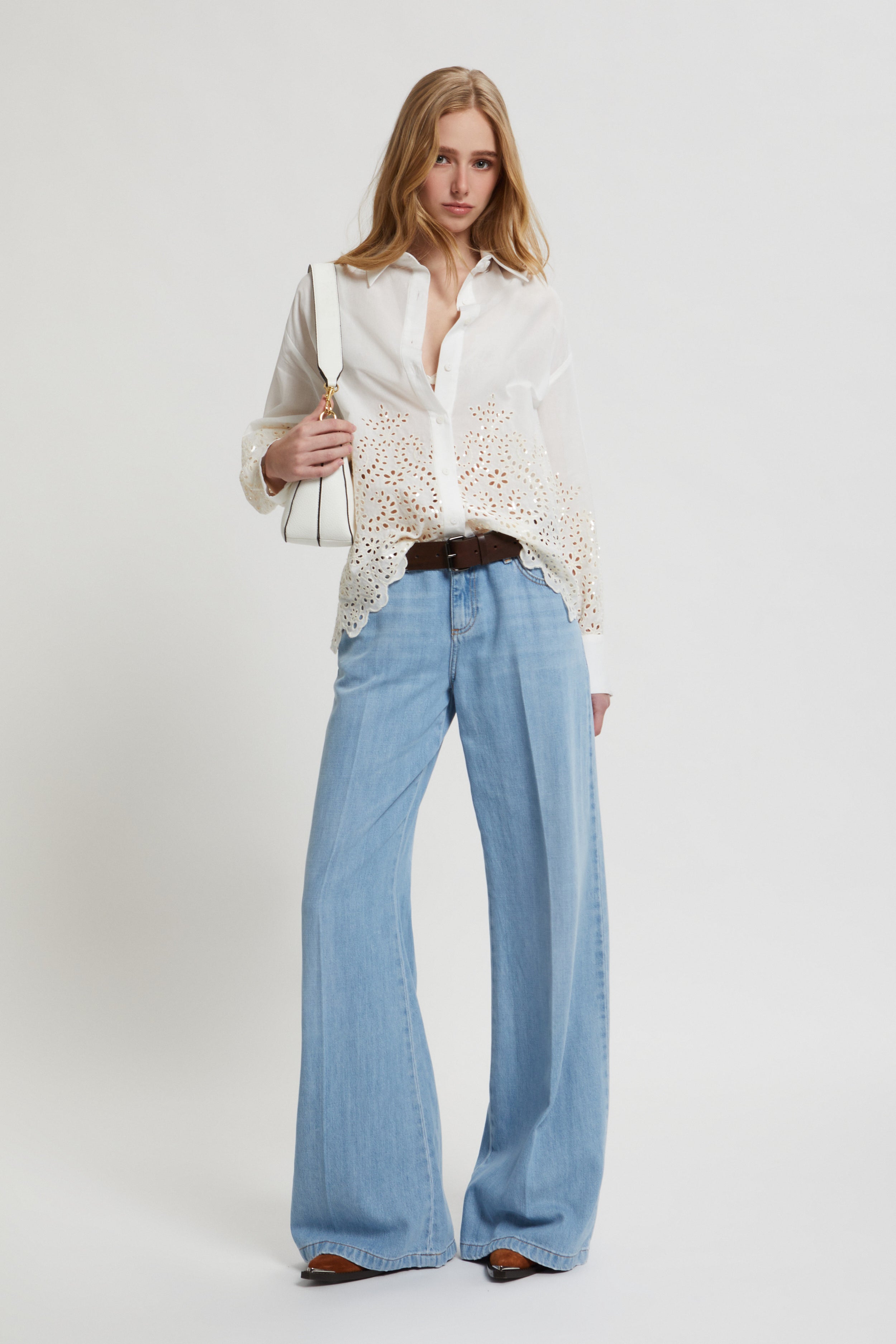 Image of CAMICIA DI SAN GALLO CON PAILLETTES