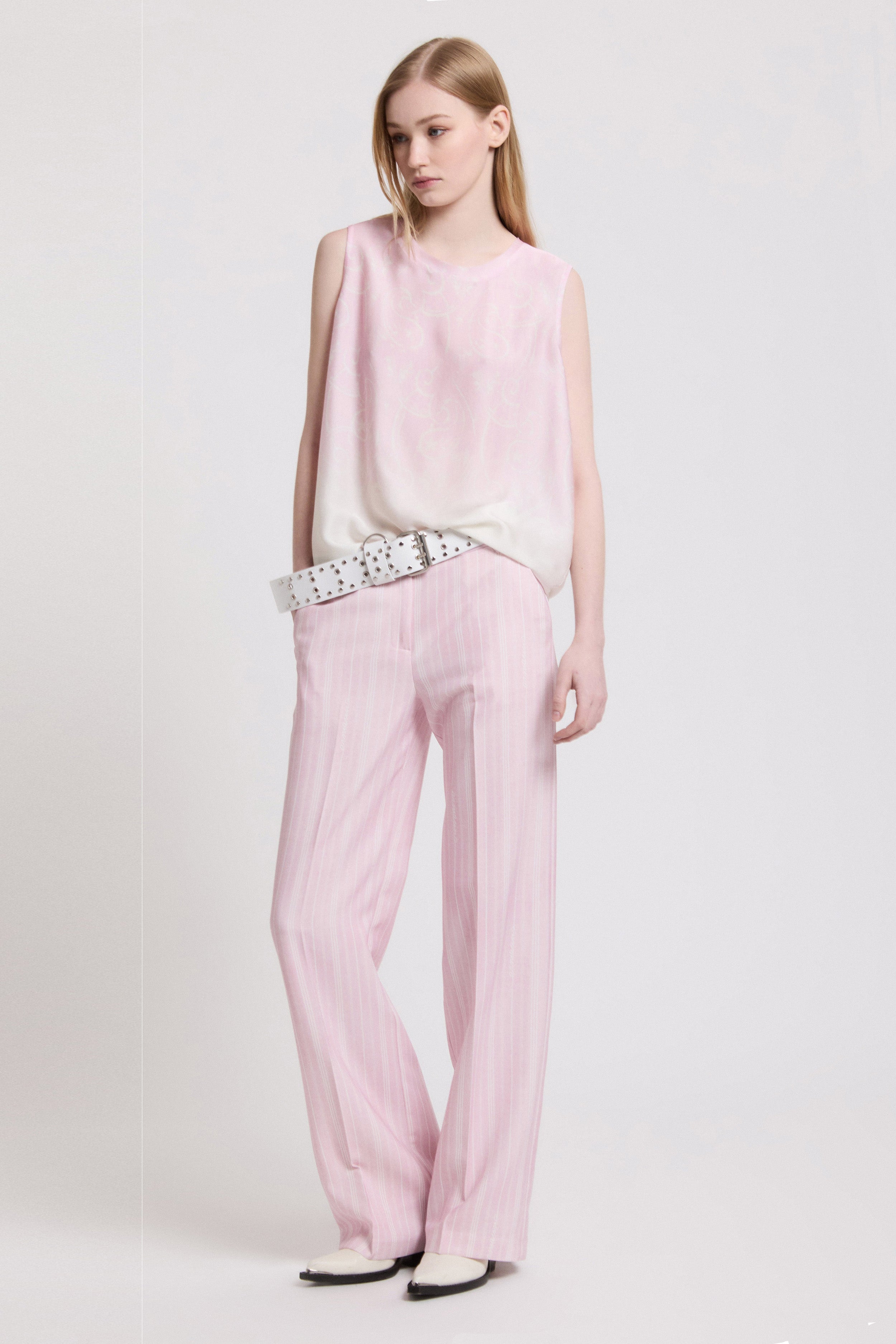 Image of SATIN PRINTED TOP 