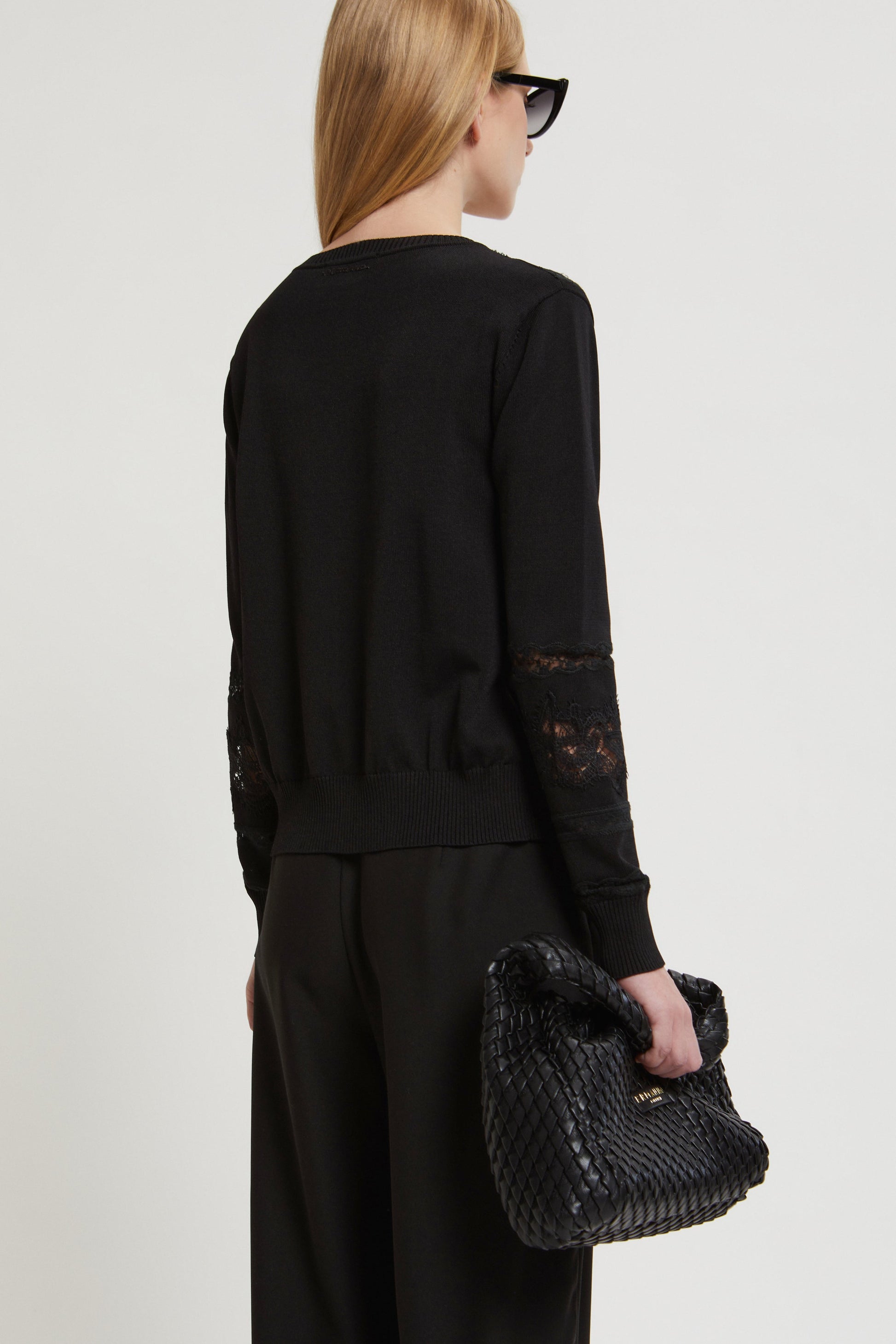 CARDIGAN DE VISCOSE AVEC BRODERIES