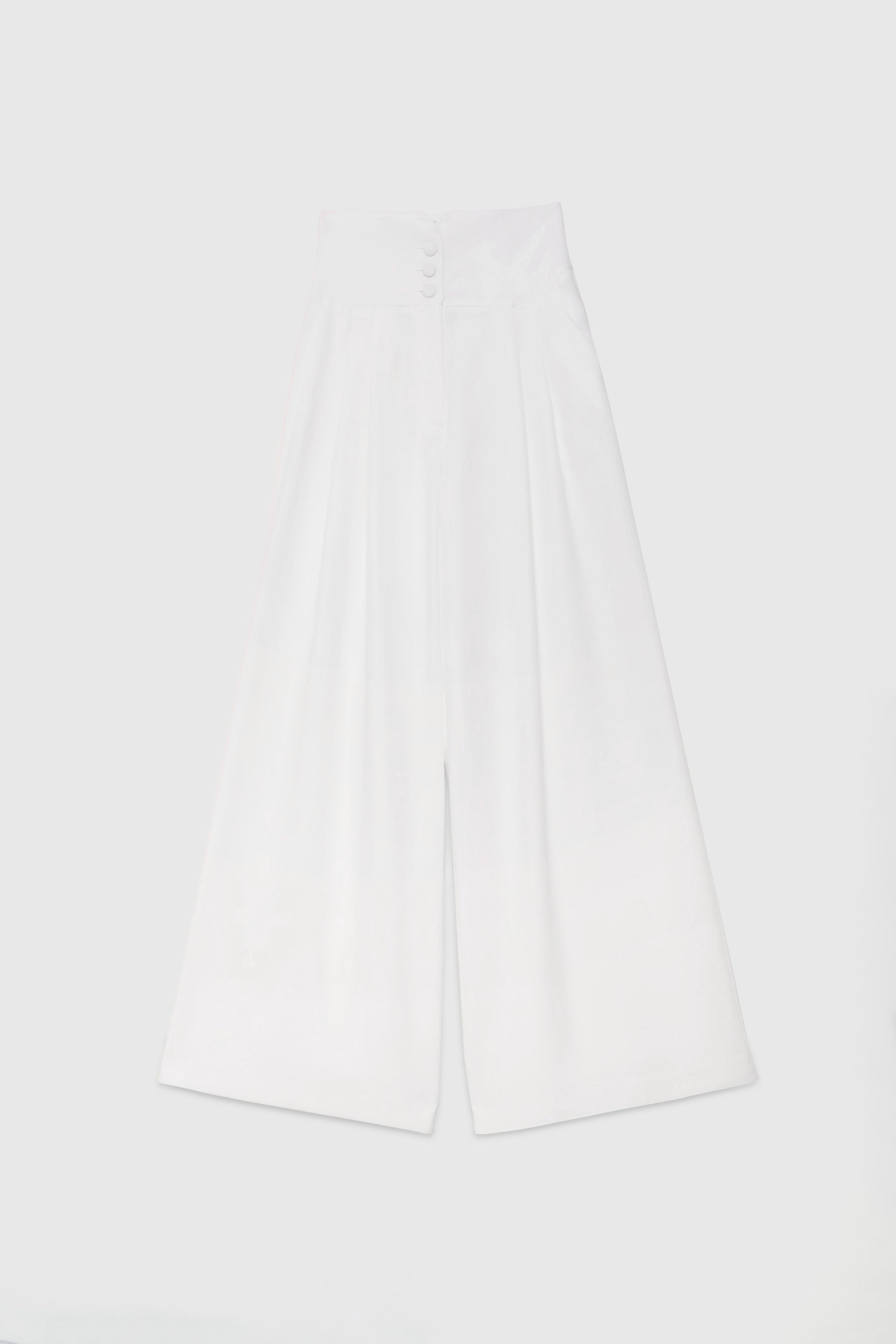 PANTALONI AMPI A BUSTIER IN CADI