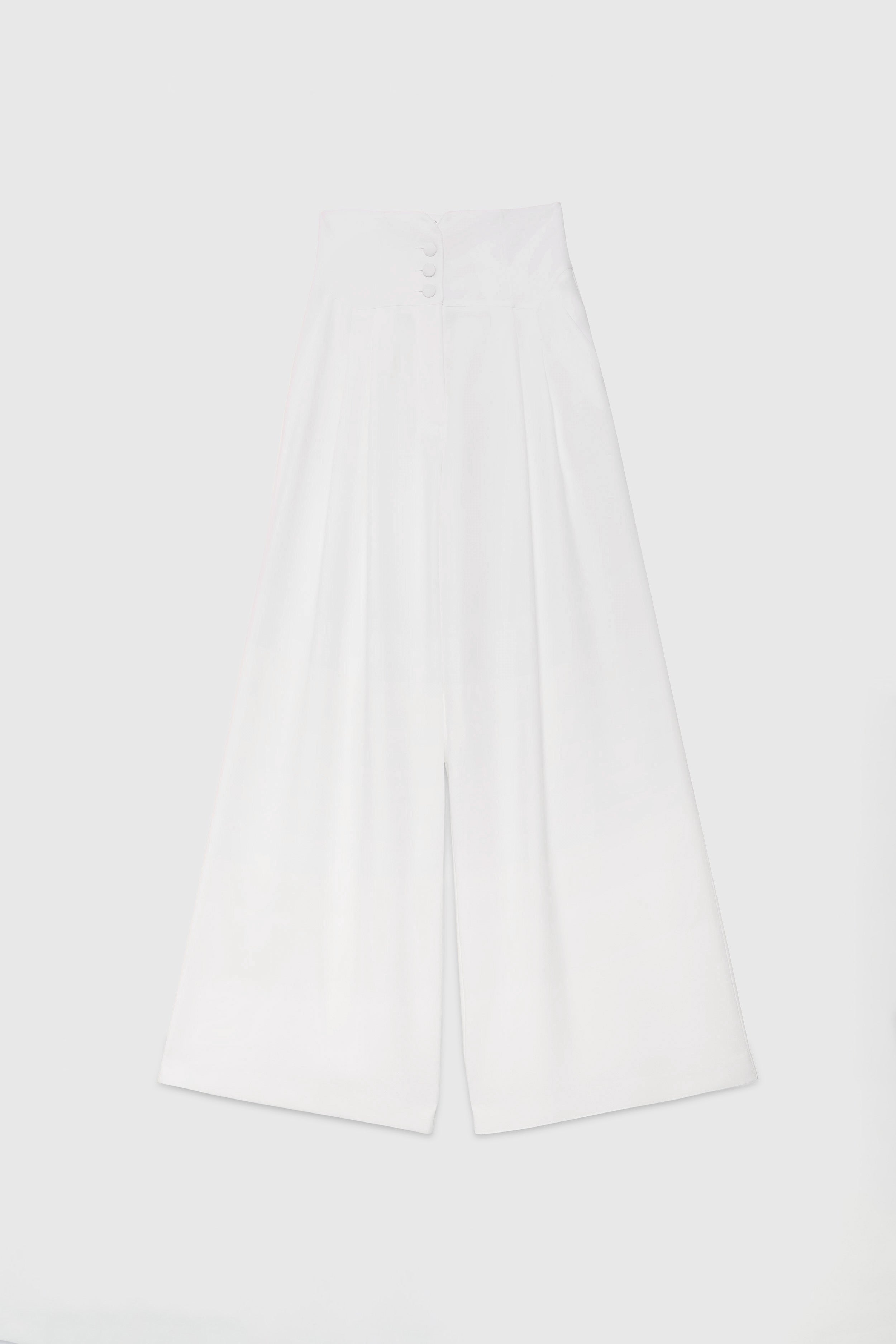 PANTALONI AMPI A BUSTIER IN CADI