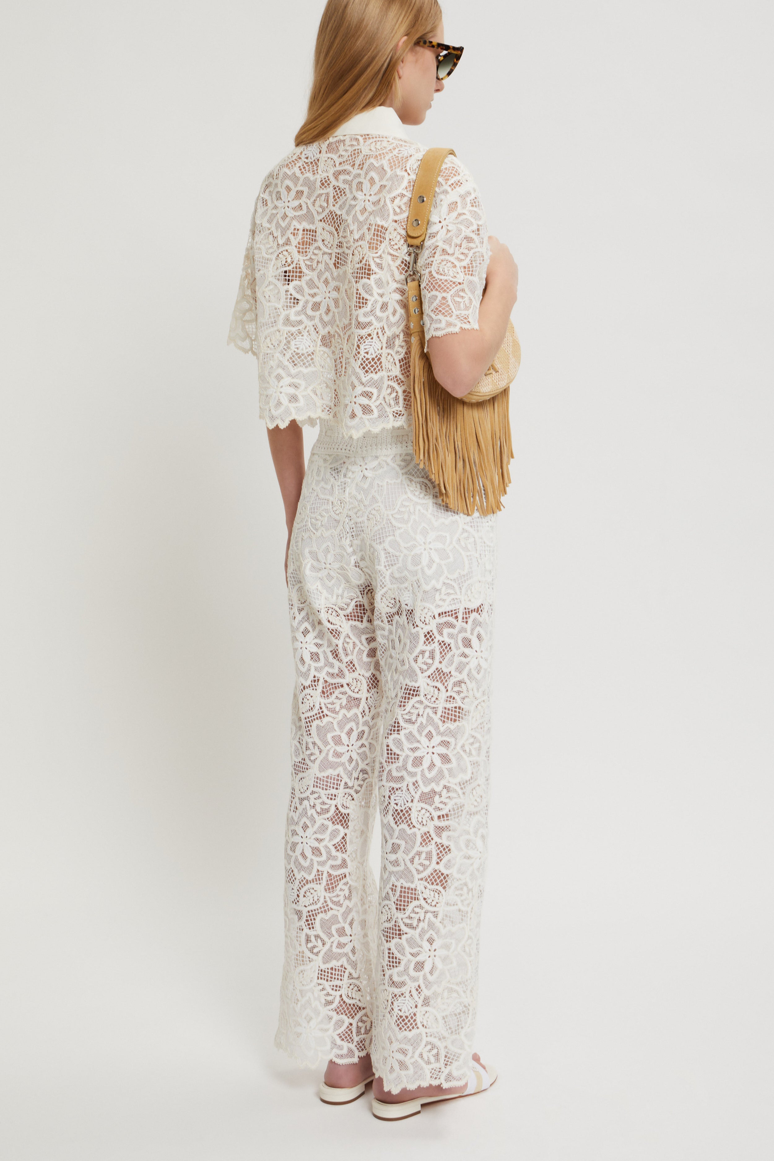 Image of REBRODÈ LACE PANTS