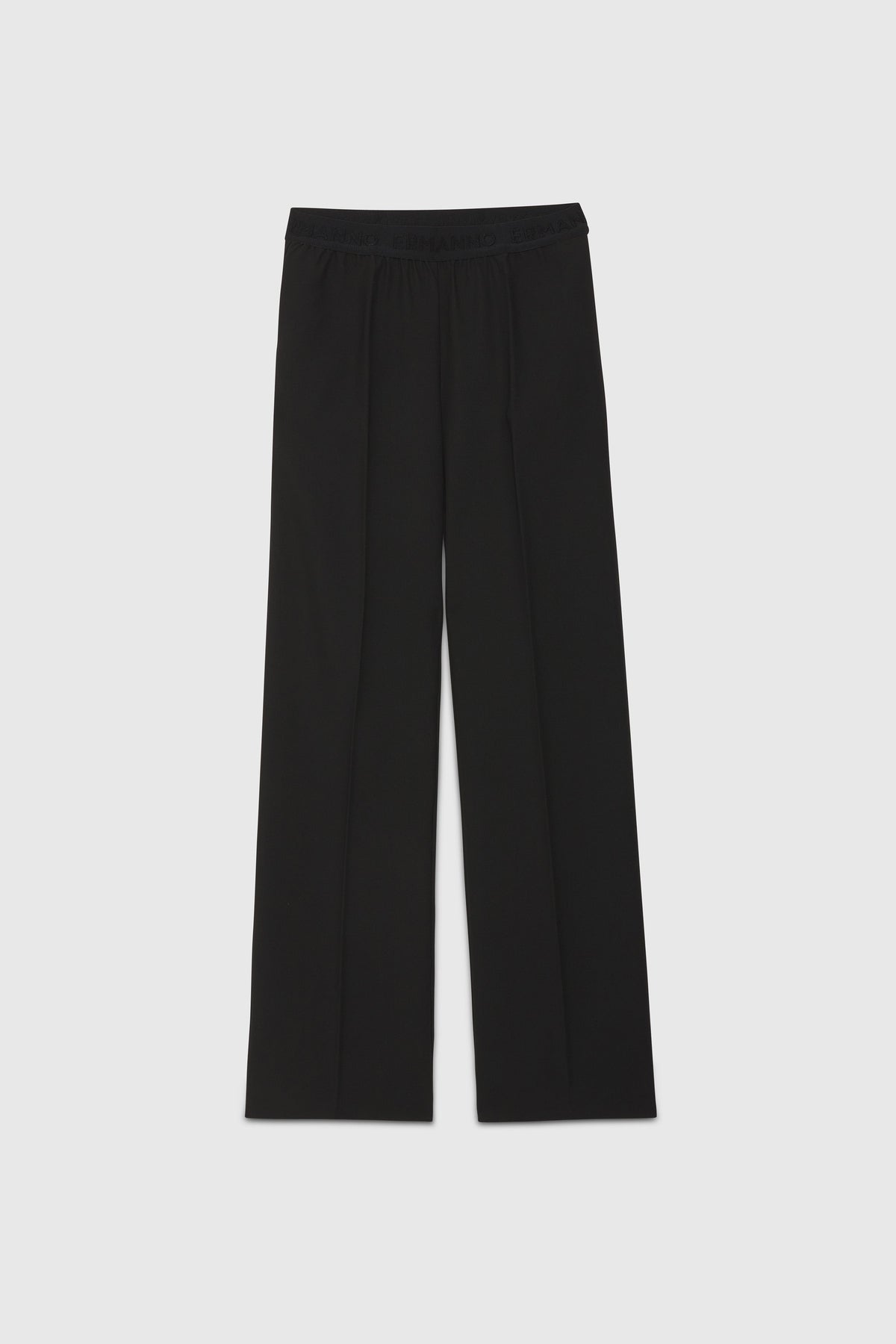 PANTALONI IN CADI' CON ELASTICO LOGATO