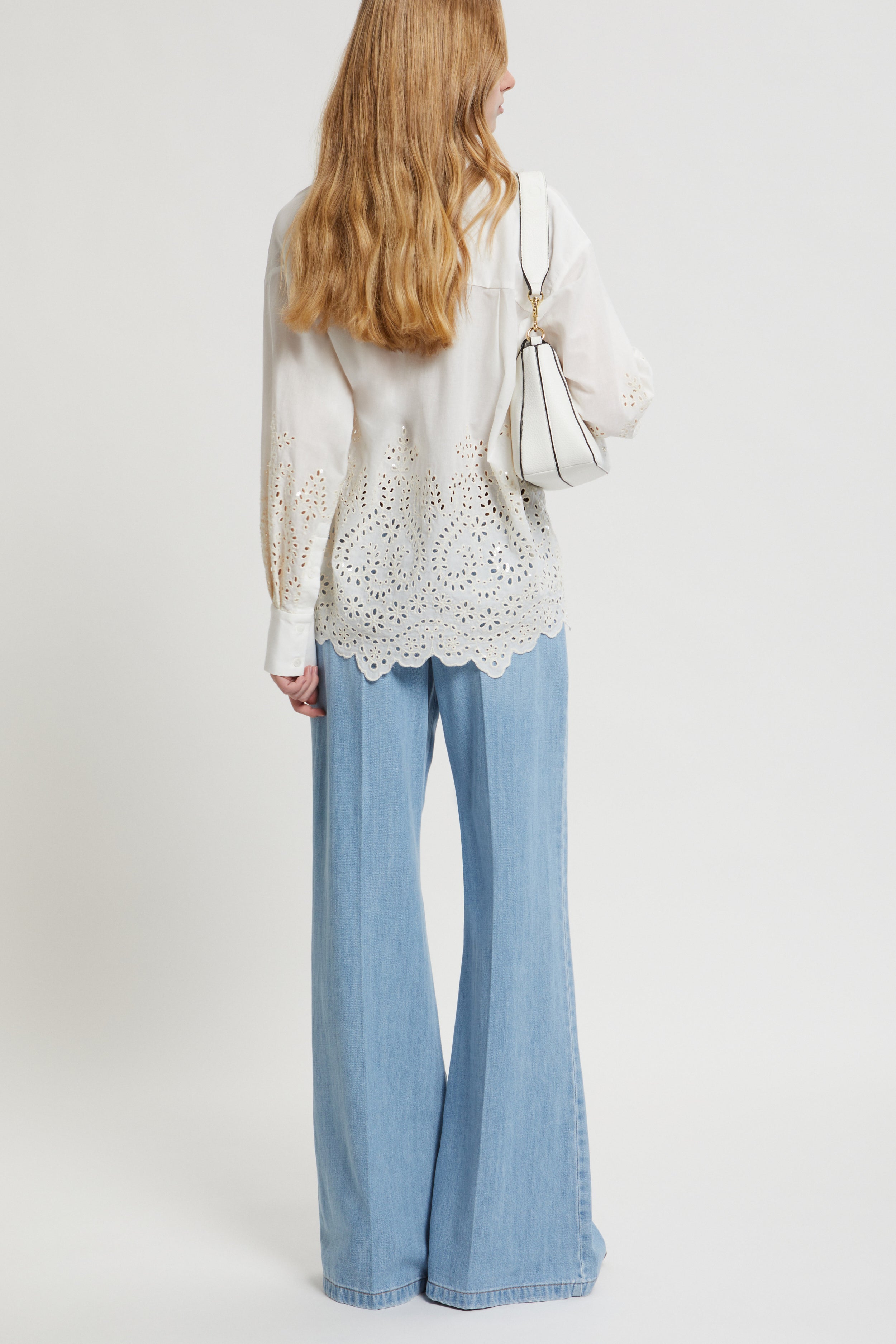 Image of PANTALONI IN DENIM LEGGERO