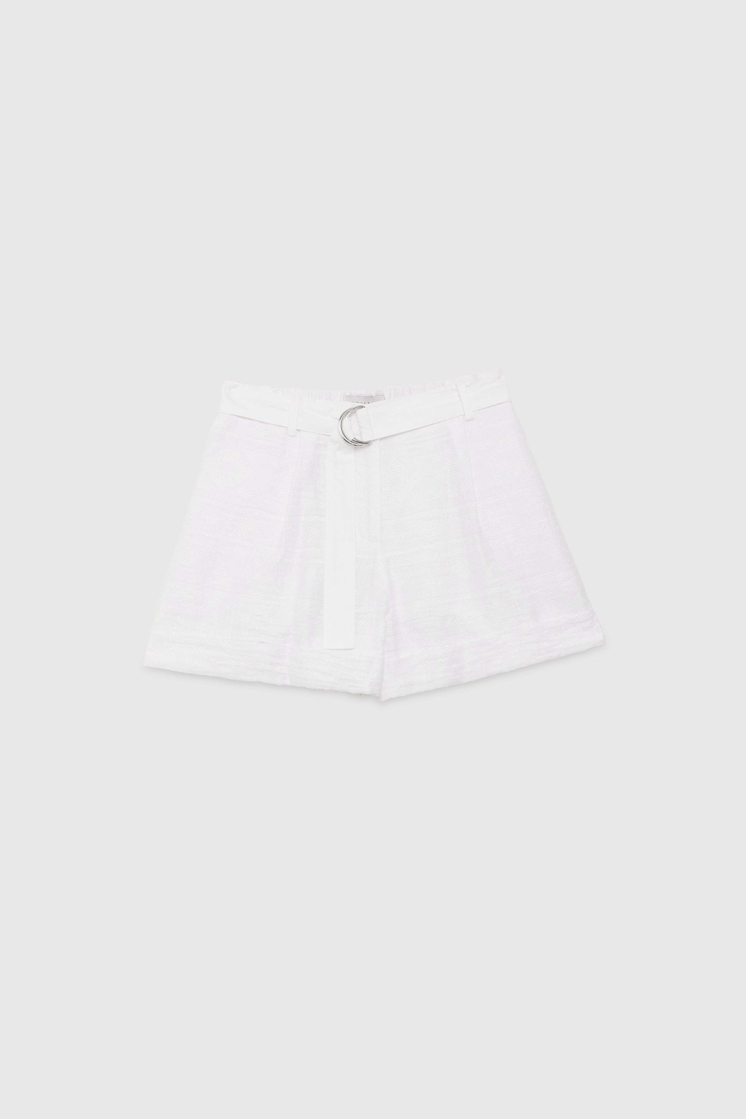 Image of SHORTS JACQUARD CON CINTURA