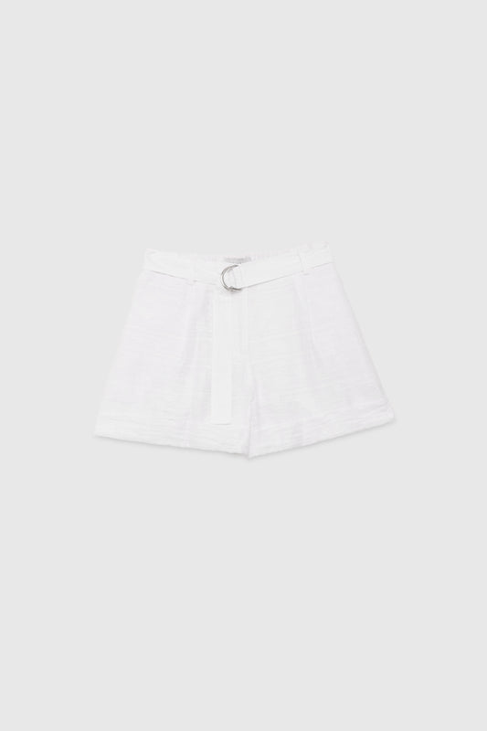 JACQUARD SHORTS WITH BELT