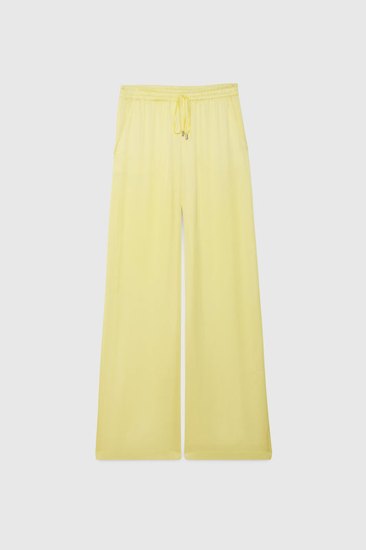 SATIN PANTS WITH COULISSE