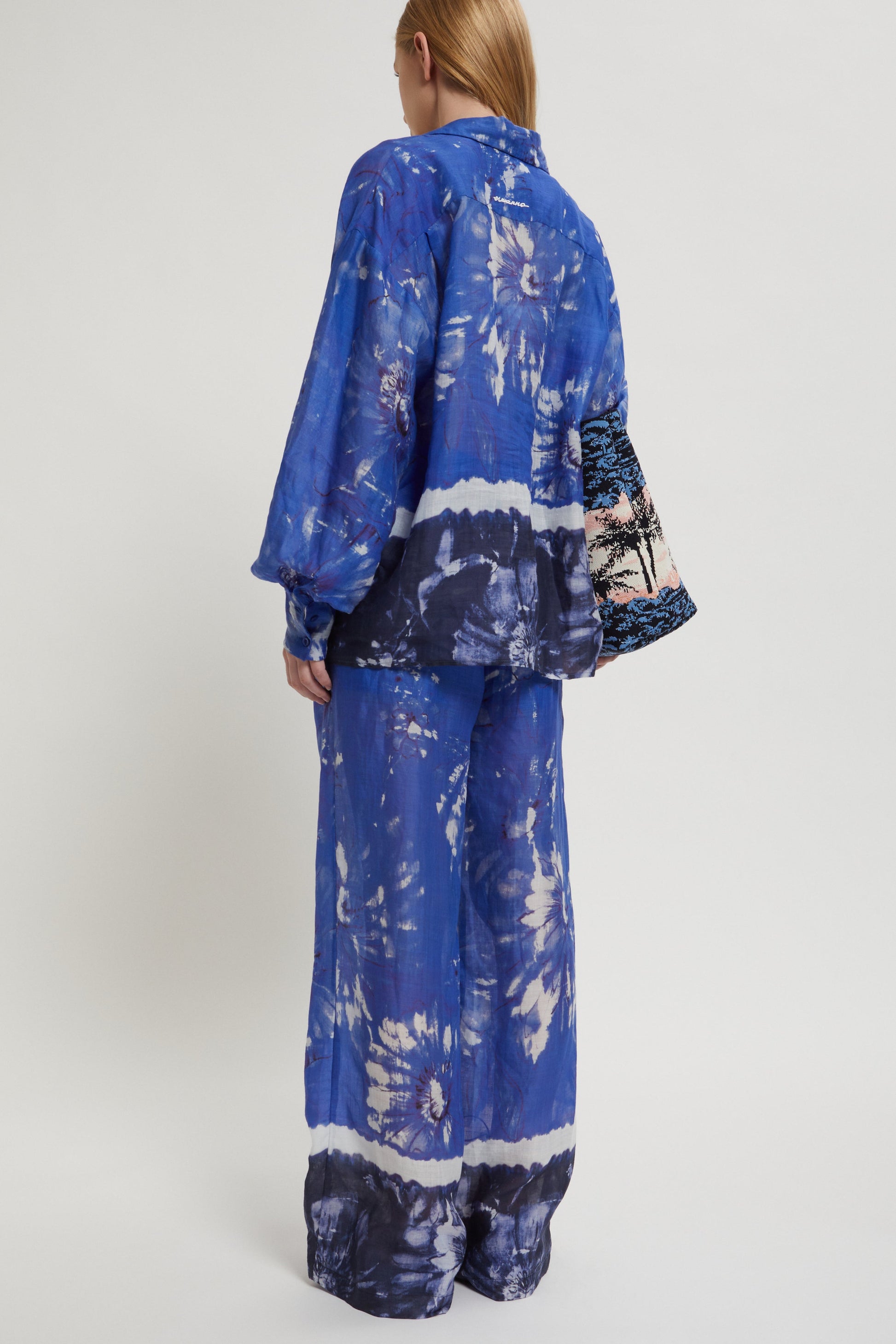 PANTALON IMPRIMĖ EFFET TIE&DYE