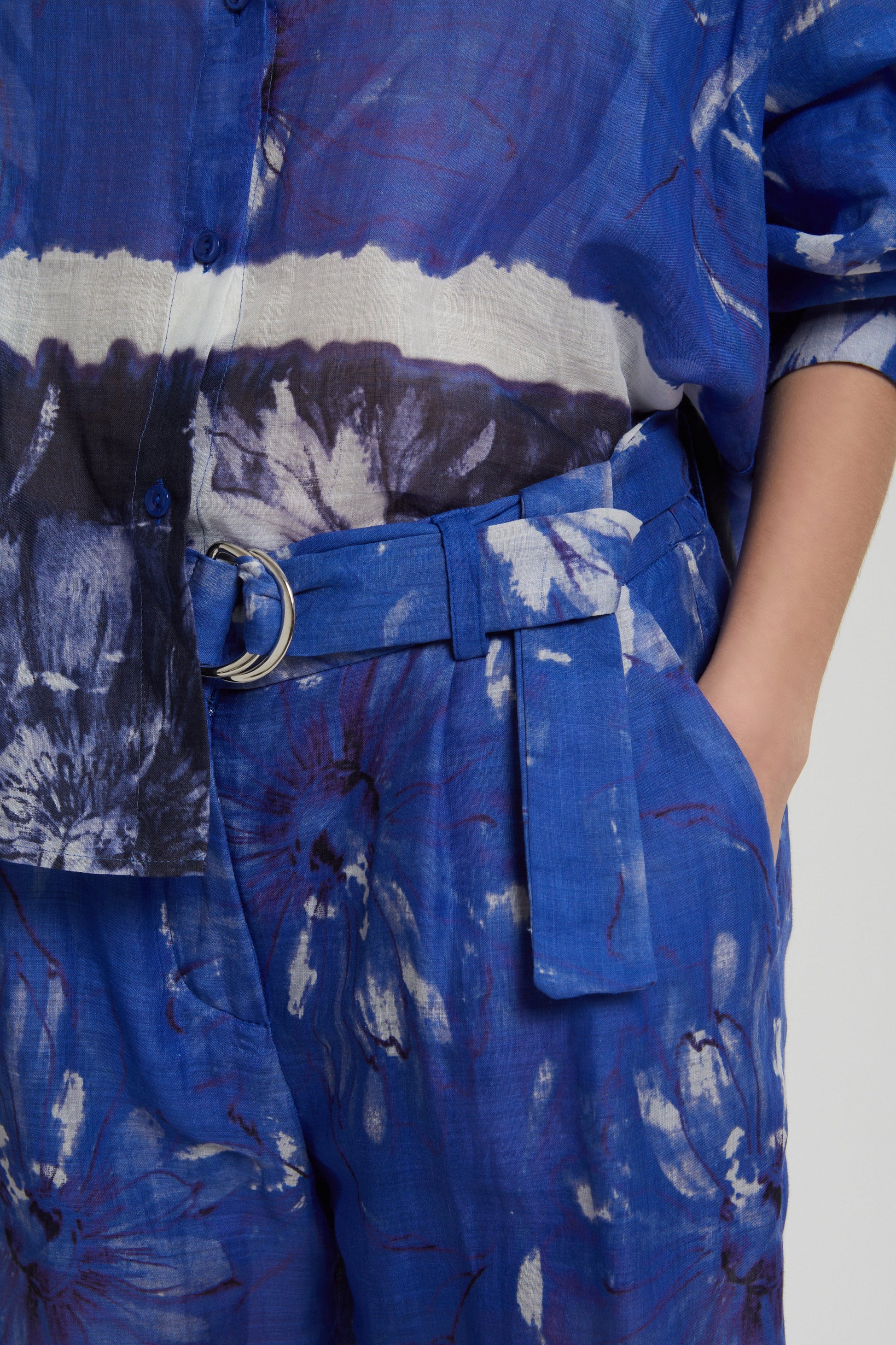 PANTALON IMPRIMĖ EFFET TIE&DYE