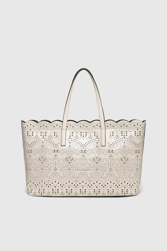 BORSA SHOPPING DI VERNICE TRAFORATA