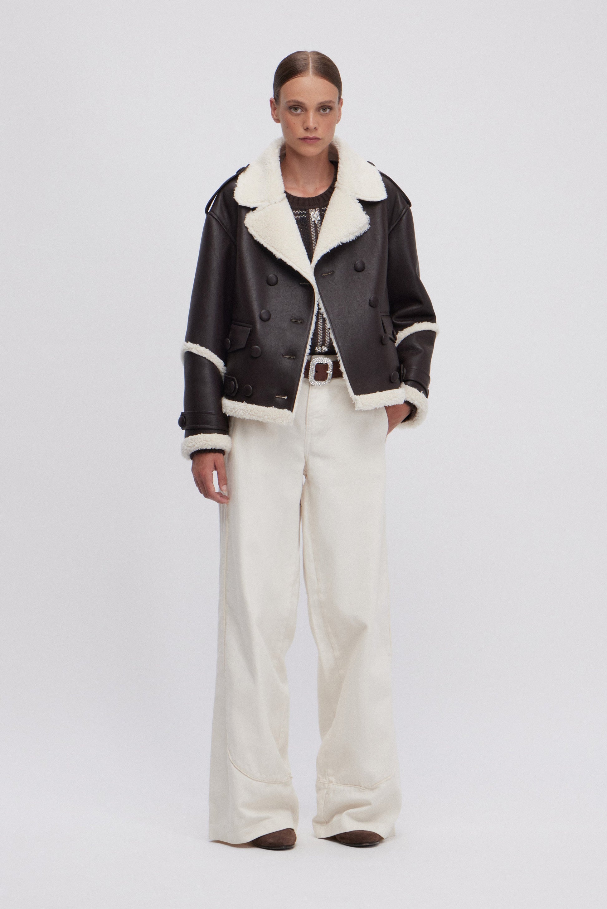 ECO-SHEEPSKIN JACKET