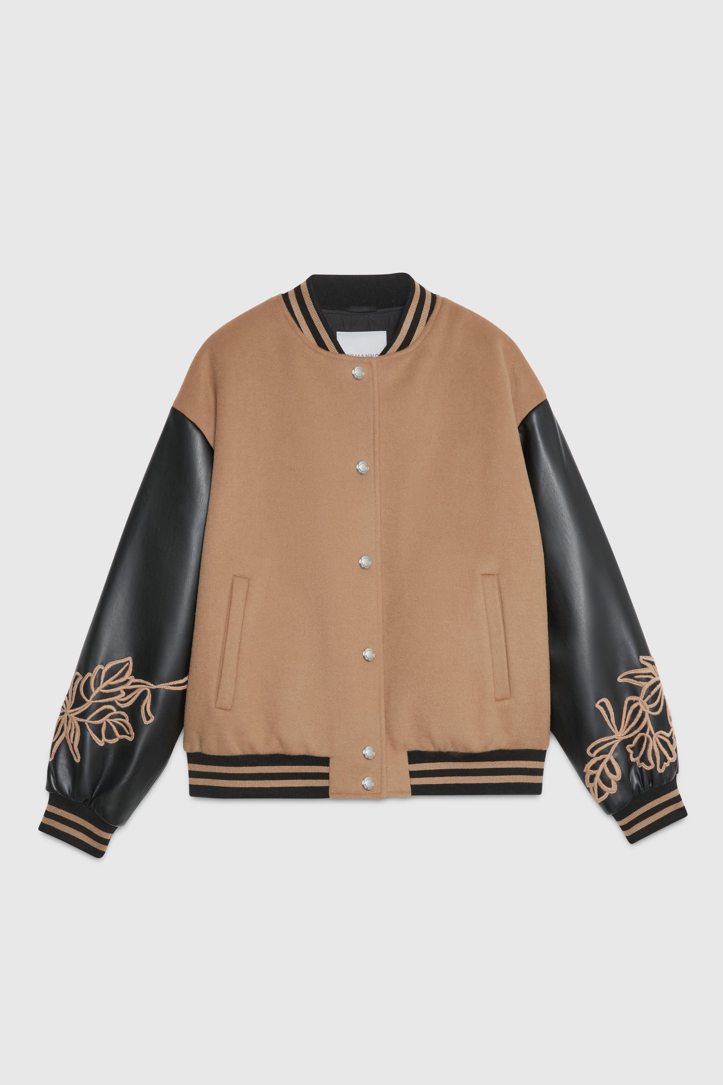 BOMBER IN DOUBLE E ECOPELLE