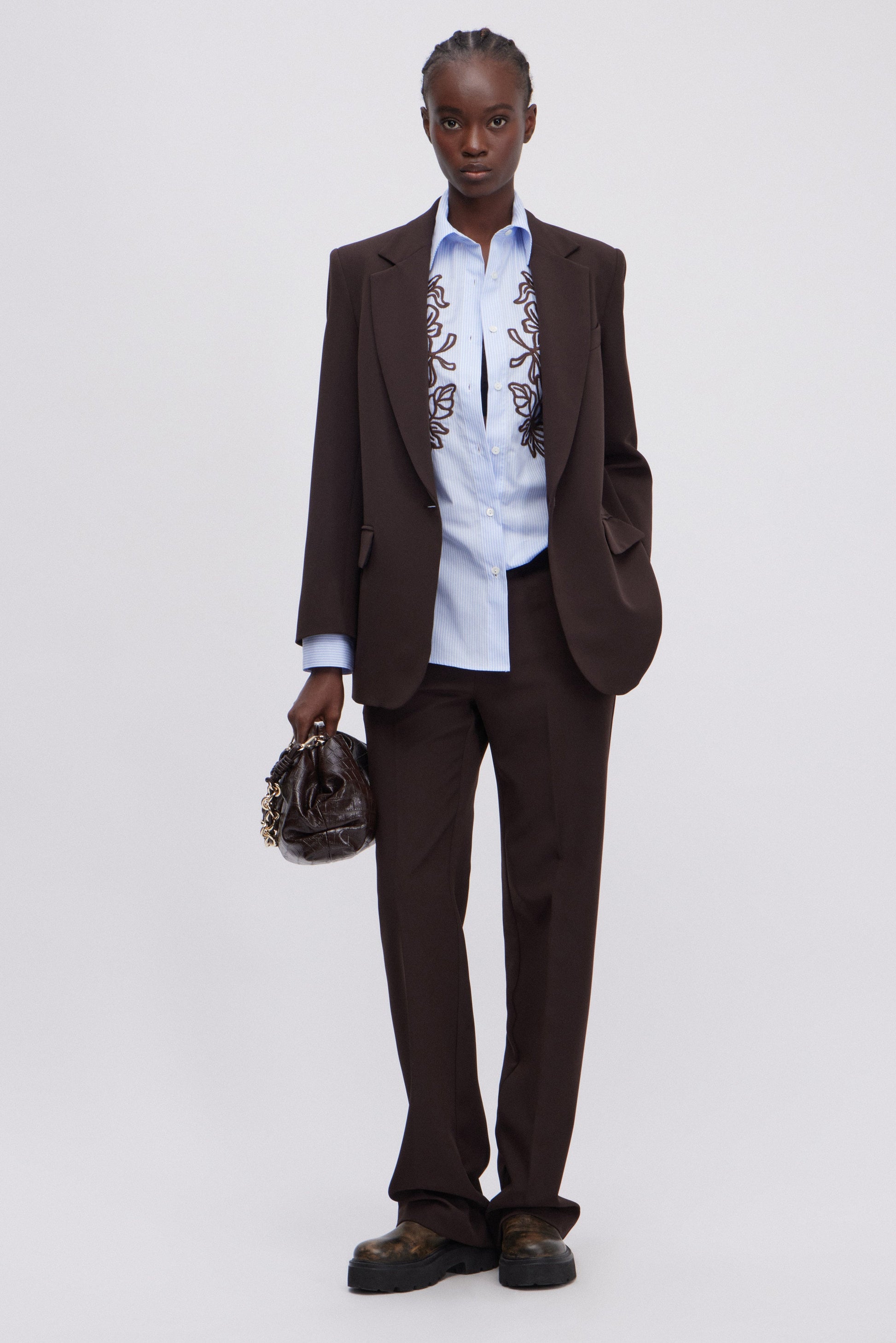 OVERSIZE CADY BLAZER