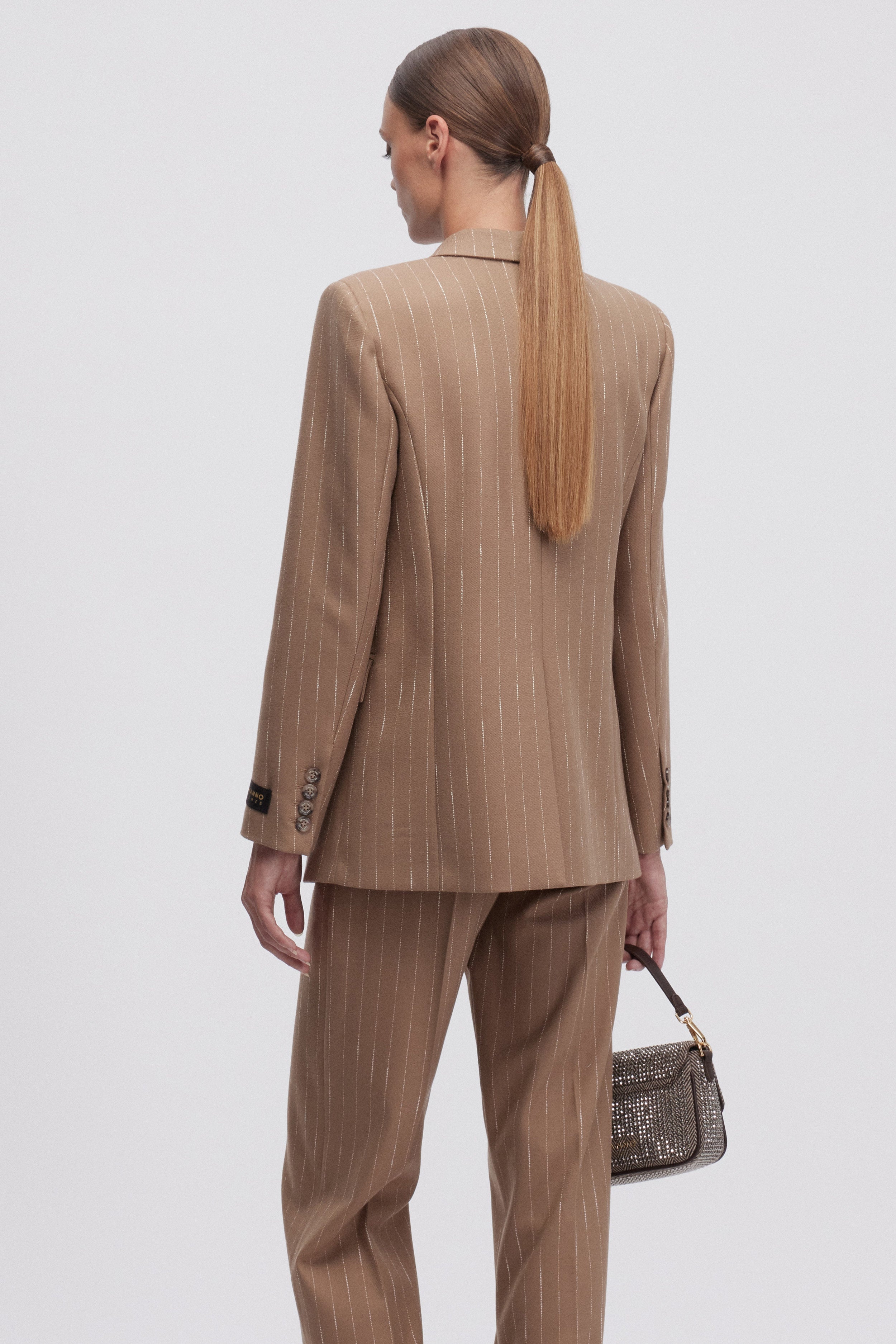 BLAZER GESSATO A DOPPIO PETTO