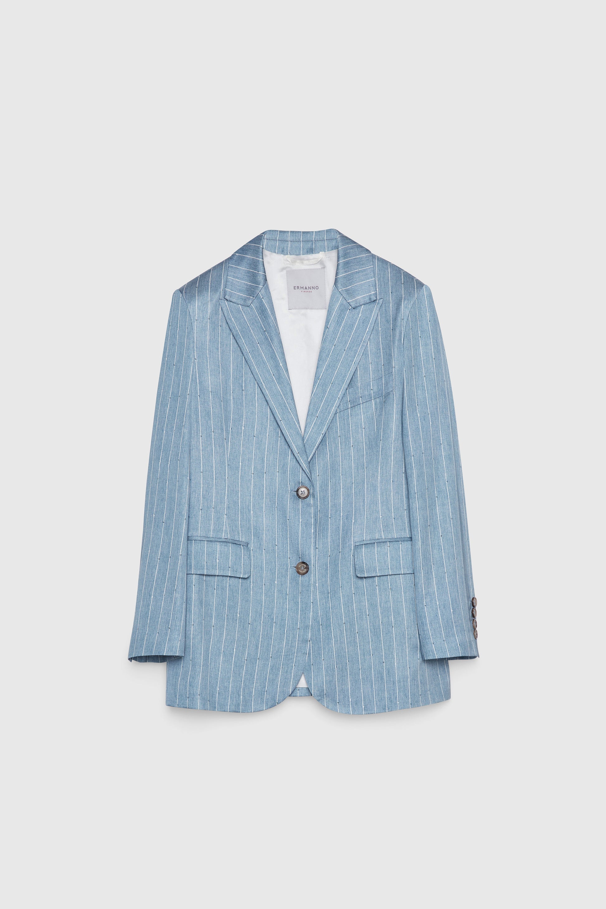 BLAZER IN RASO GESSATO