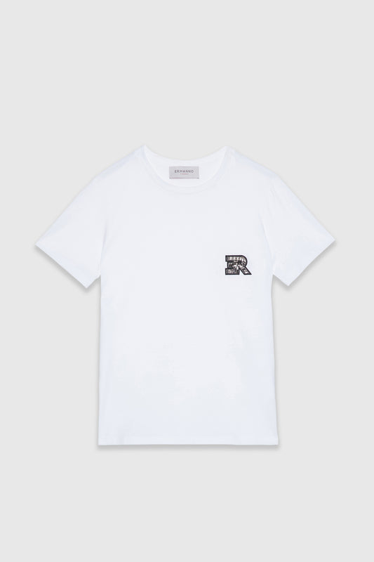 JERSEY T-SHIRT WITH JEWEL LOGO