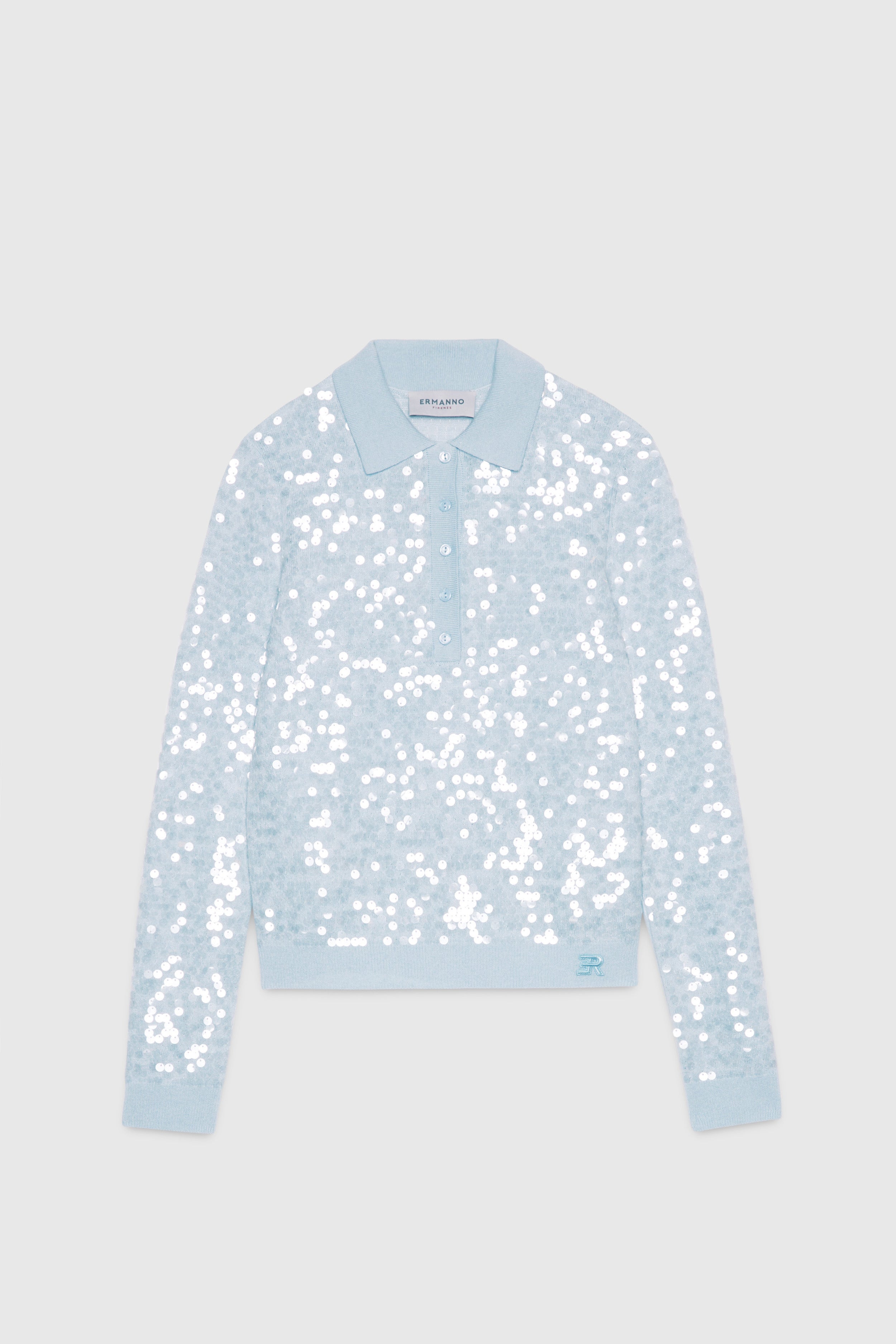 PULL À POLO AVEC PAILLETTES