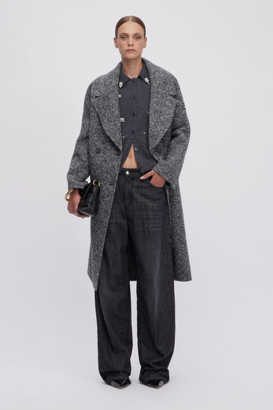 CARPENTER STONE WASHED BLACK JEANS