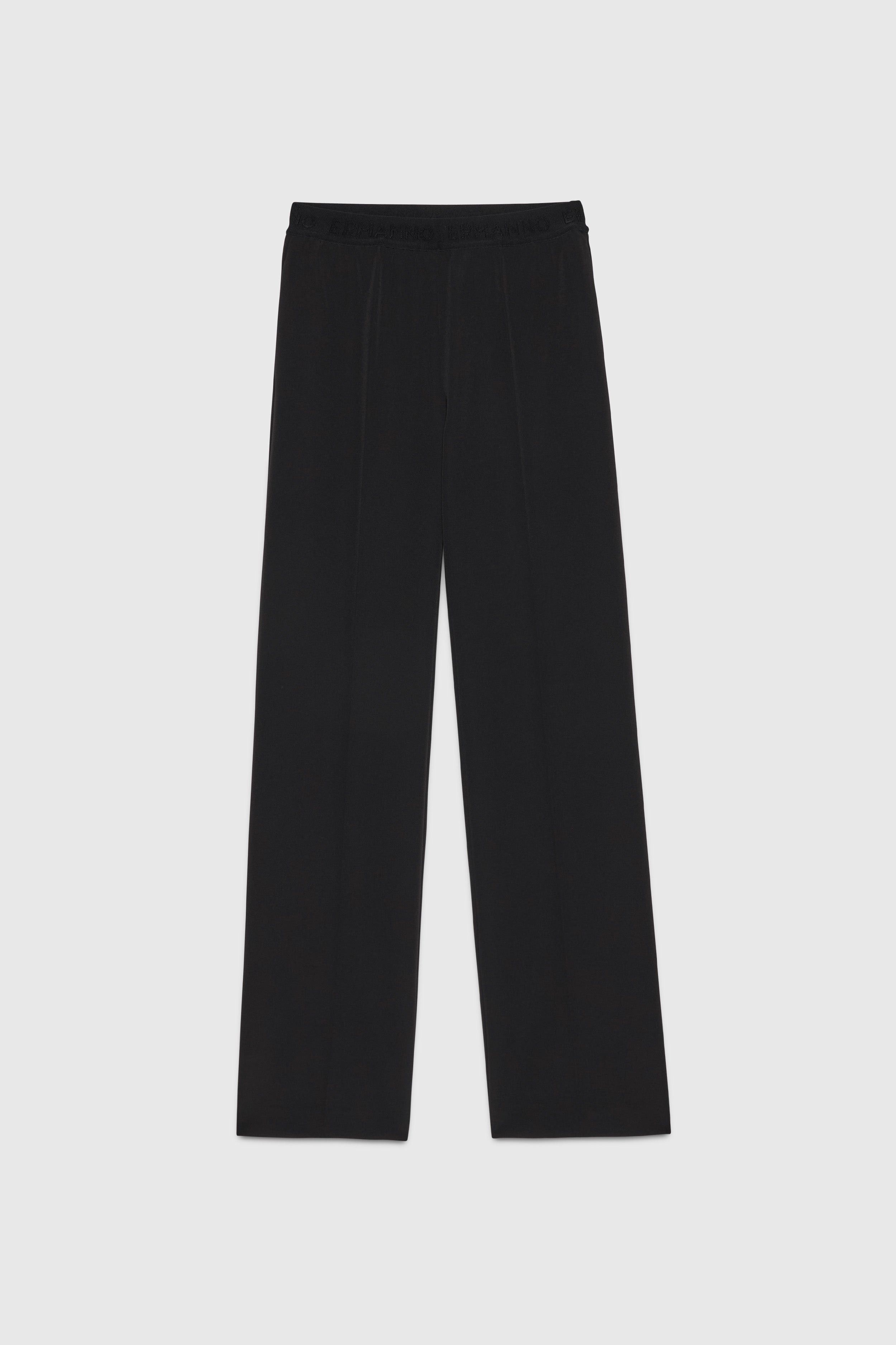 CADY STRETCH PANTS WITH LOGO ELASTIC BAND