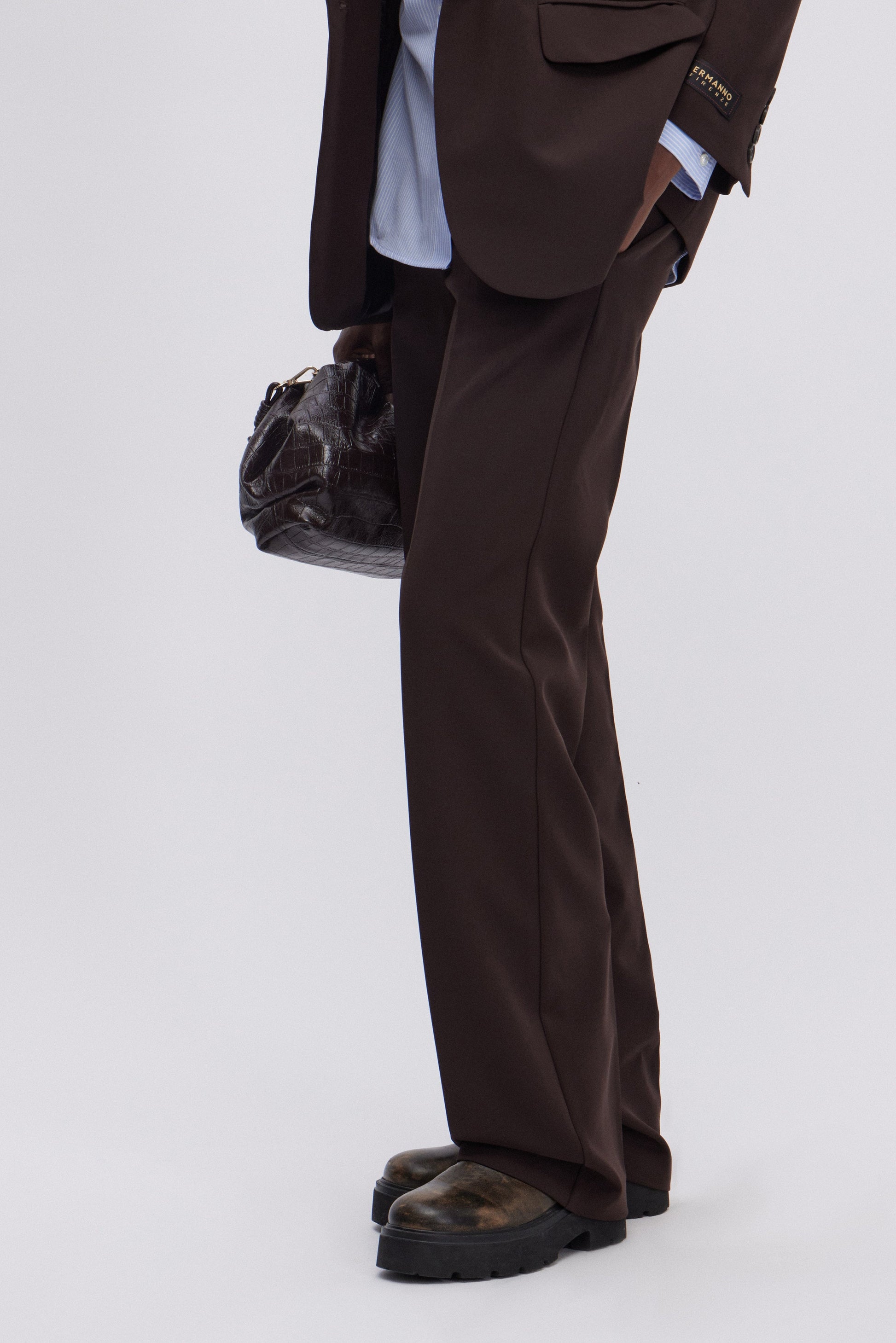 CADY STRETCH PANTS WITH LOGO ELASTIC BAND