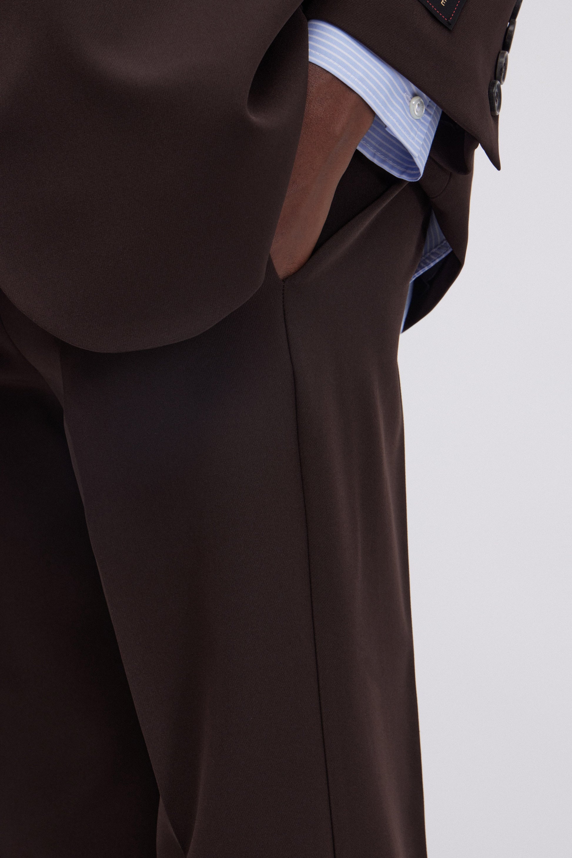 CADY STRETCH PANTS WITH LOGO ELASTIC BAND