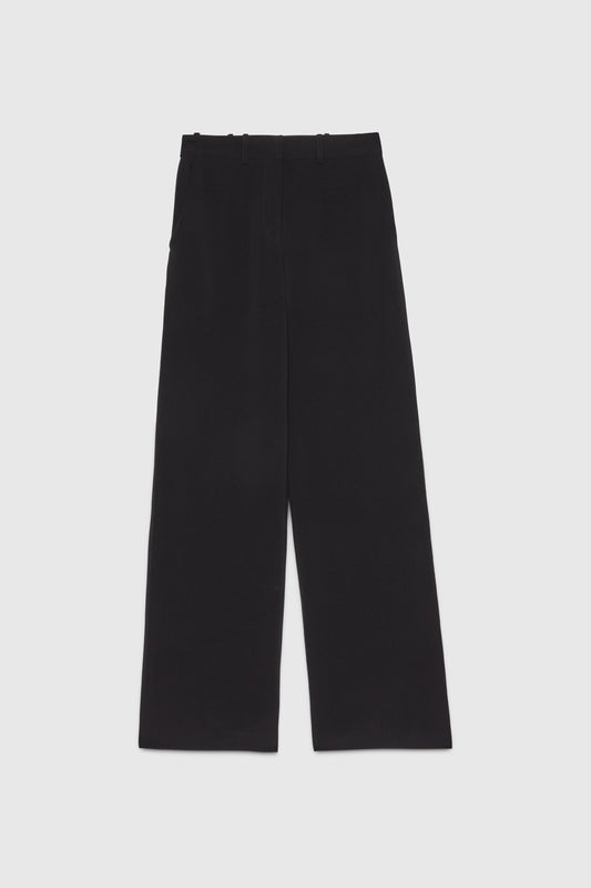 CADY STRETCH PANTS WITH PAILLETTES SIDE BAND