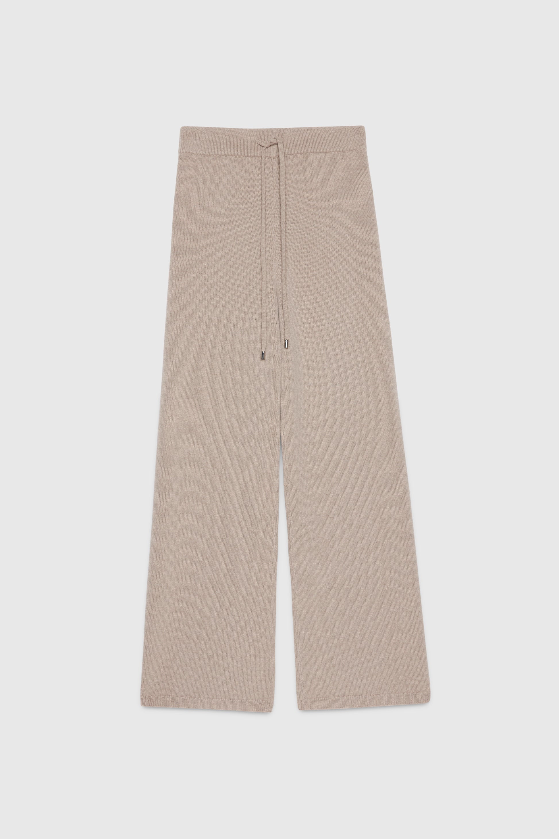 PANTALON EN MAILLE AVEC ÉLASTIQUE ET COULISSE