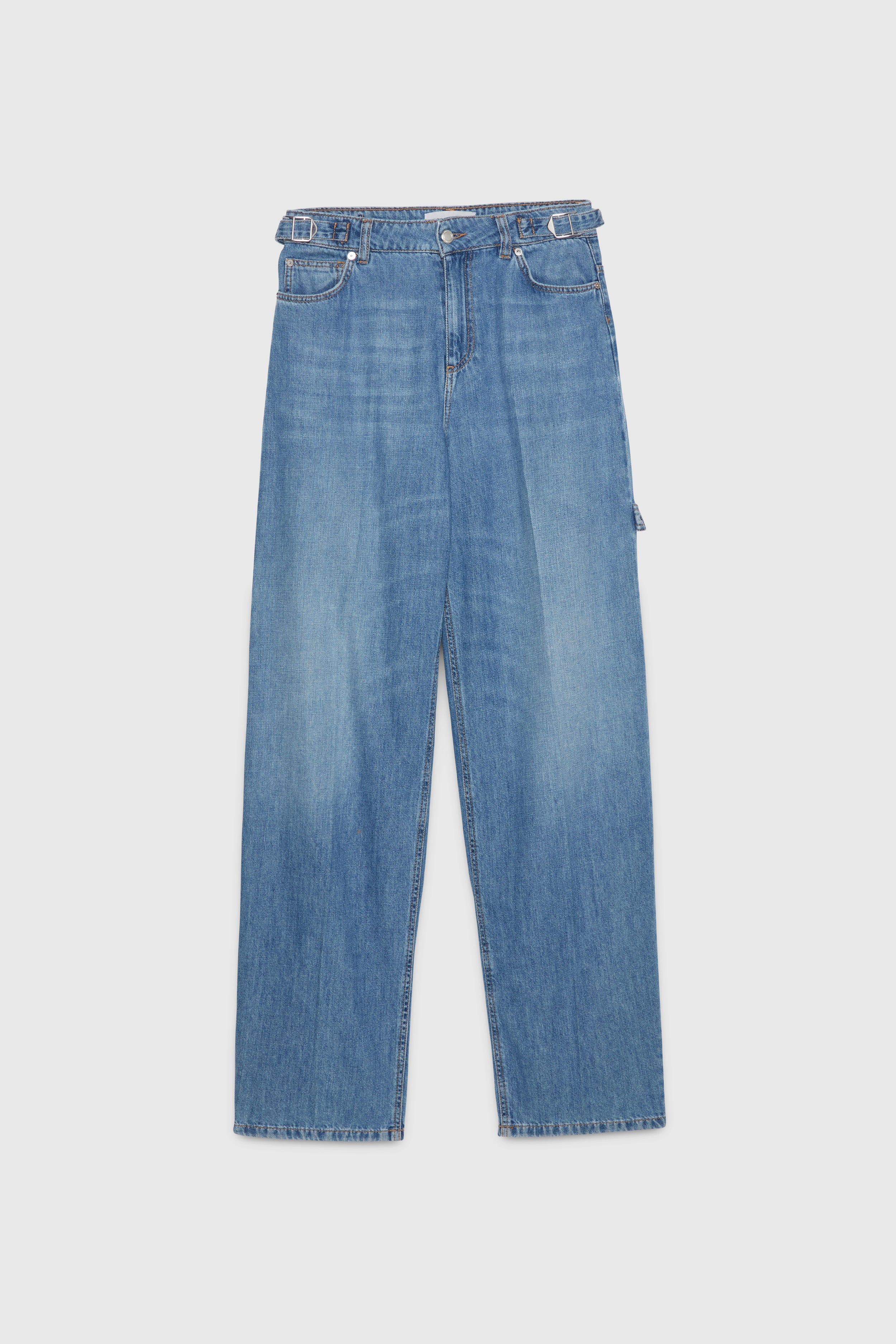 JEANS WORKER IN DENIM BLU STONE WASH