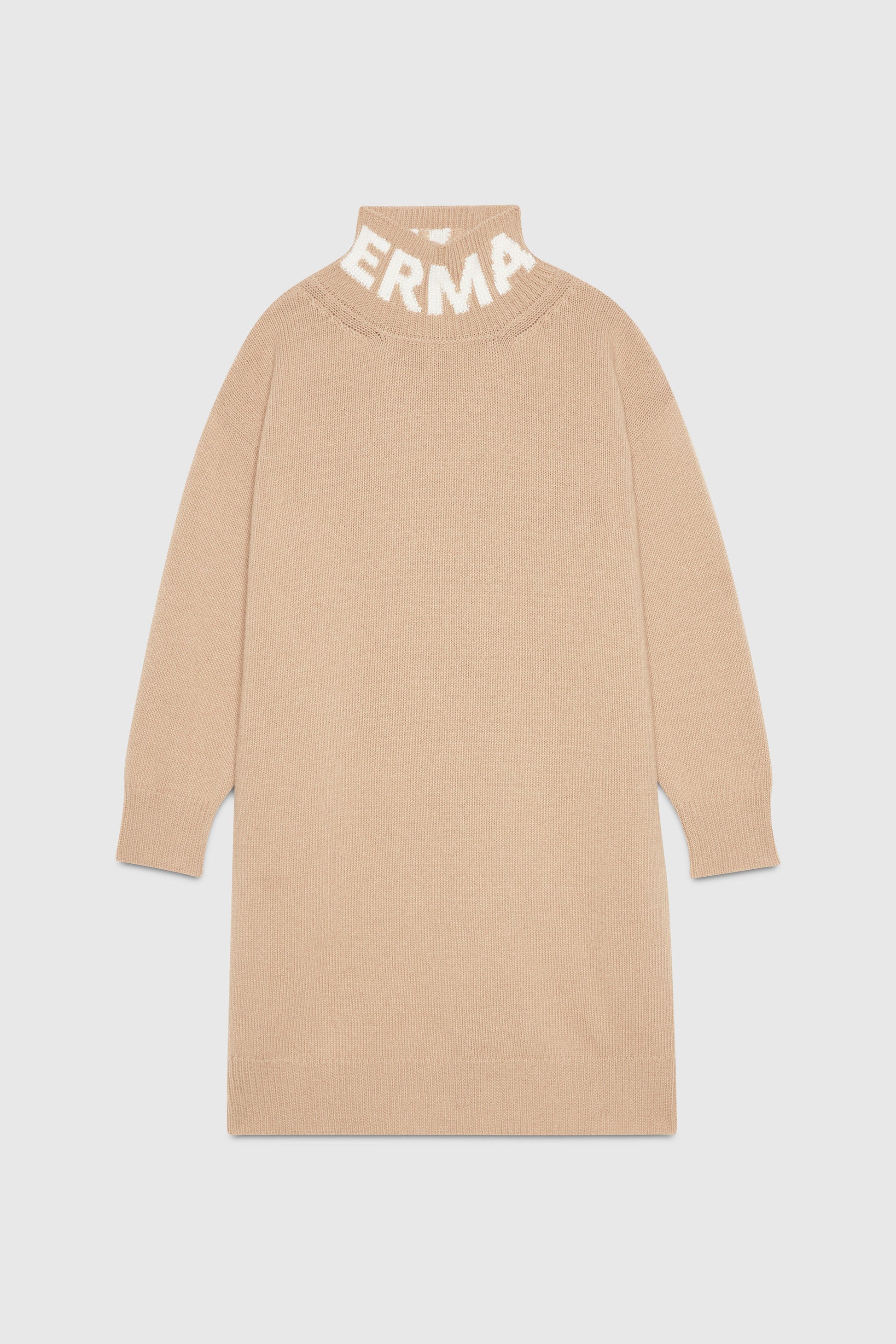 ABITO MAXI PULL CON LOGO AL COLLO E CRISTALLI