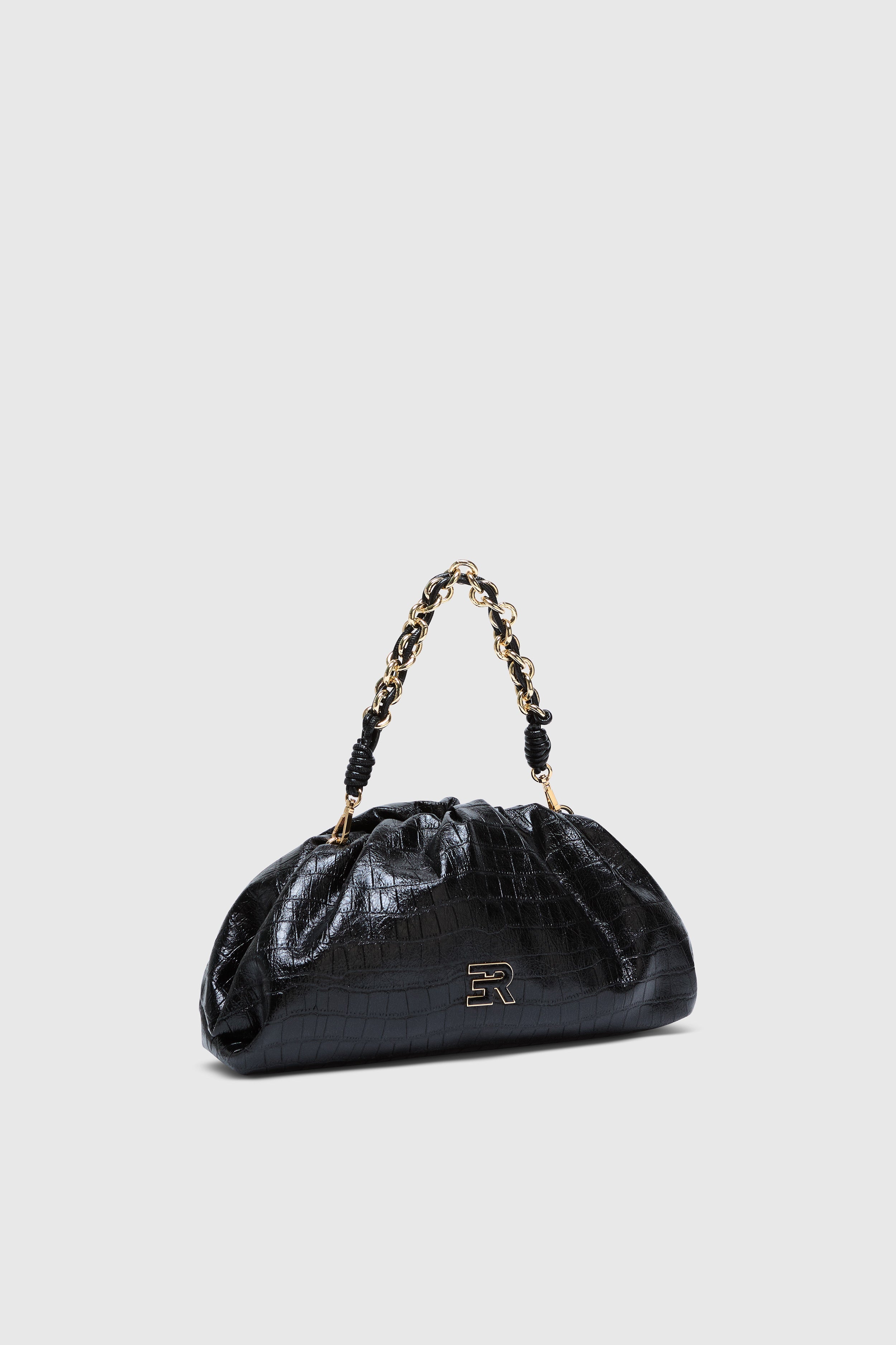 COCO PRINT POUCH BAG IN FAUX LEATHER