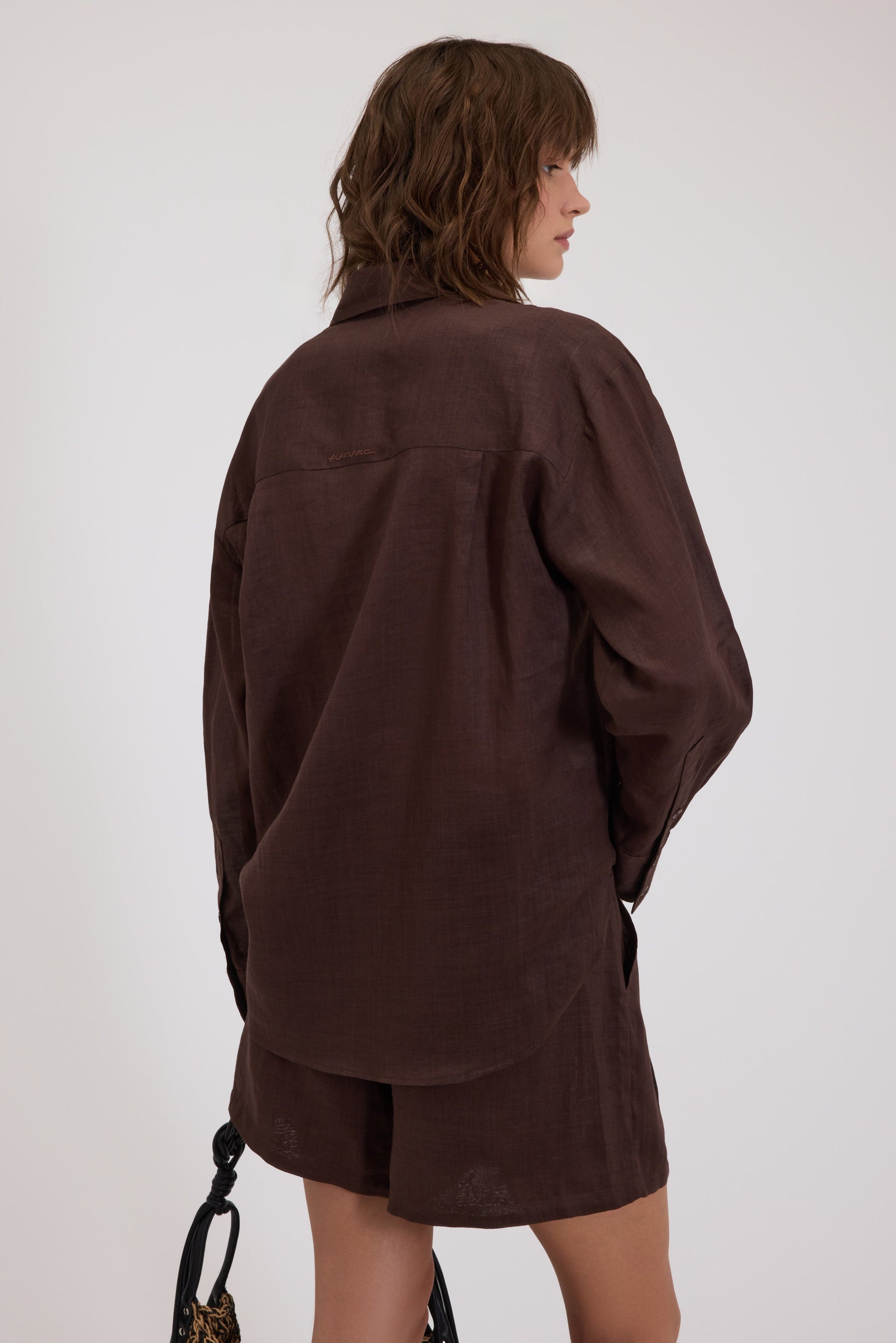 EMBROIDERED LINEN SHIRT