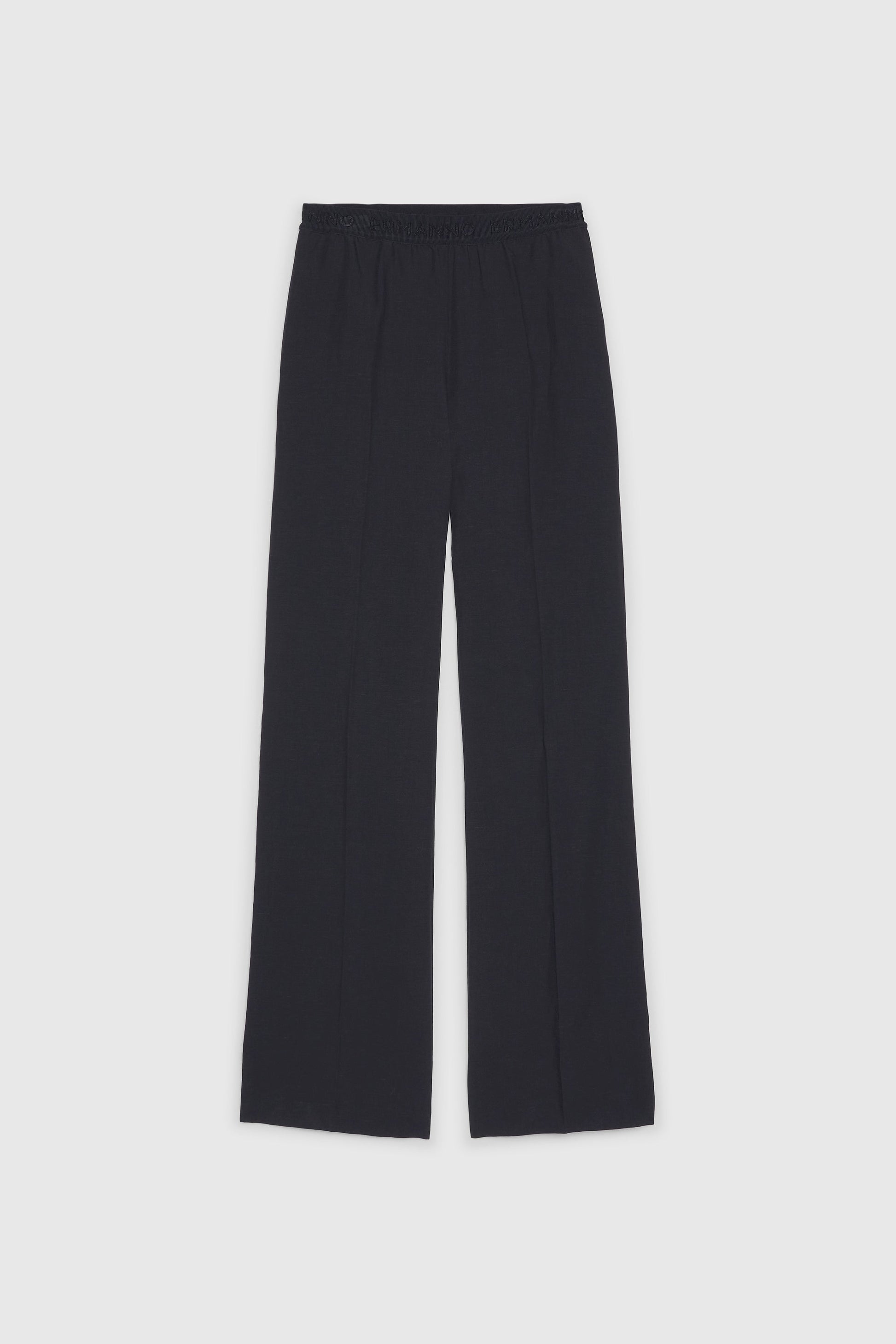 PANTALONI ELEGANTI CON ELASTICO LOGATO IN VITA