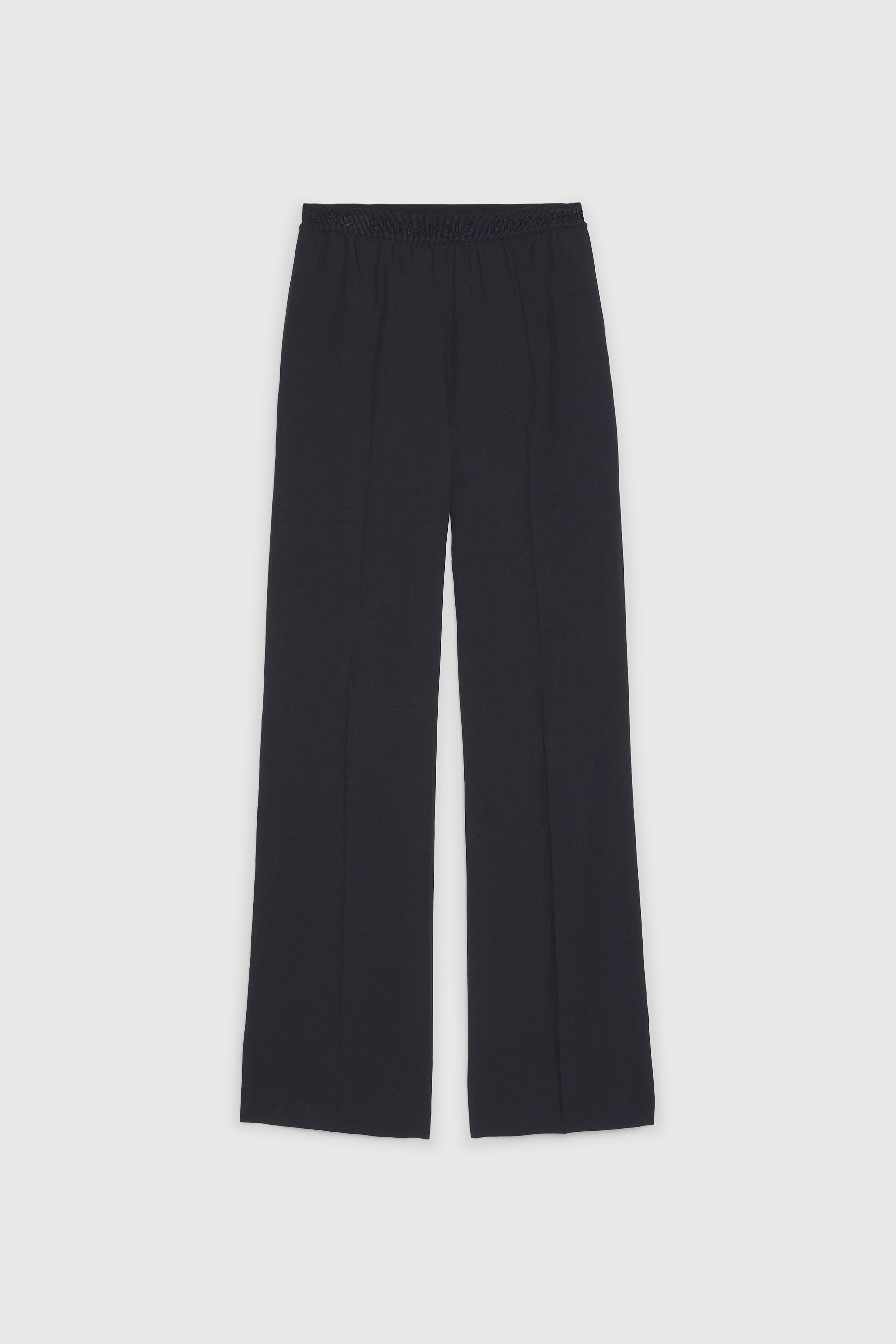 PANTALONI ELEGANTI CON ELASTICO LOGATO IN VITA