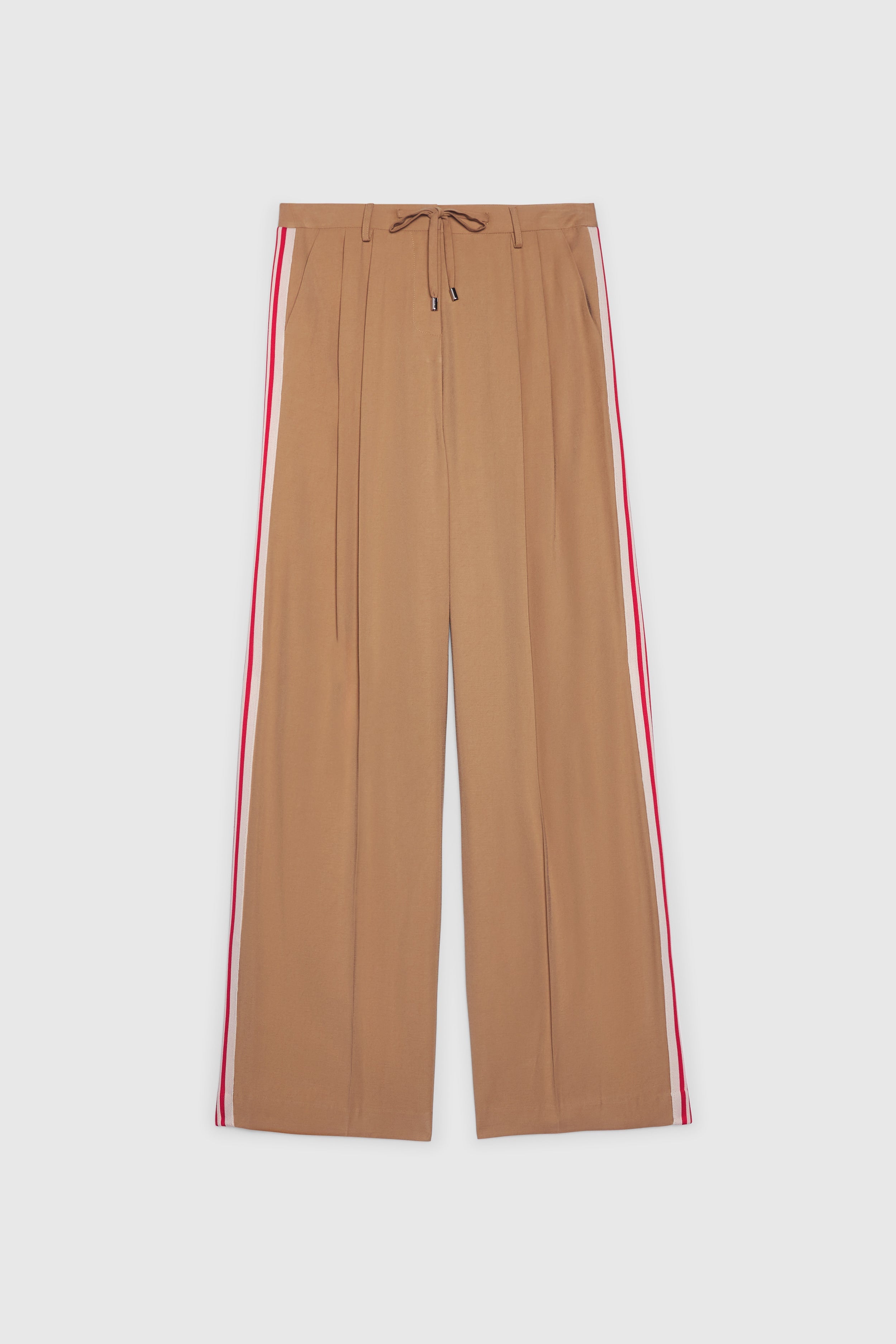 PANTALON EN CADI AVEC BANDE SUR LES HANCHES