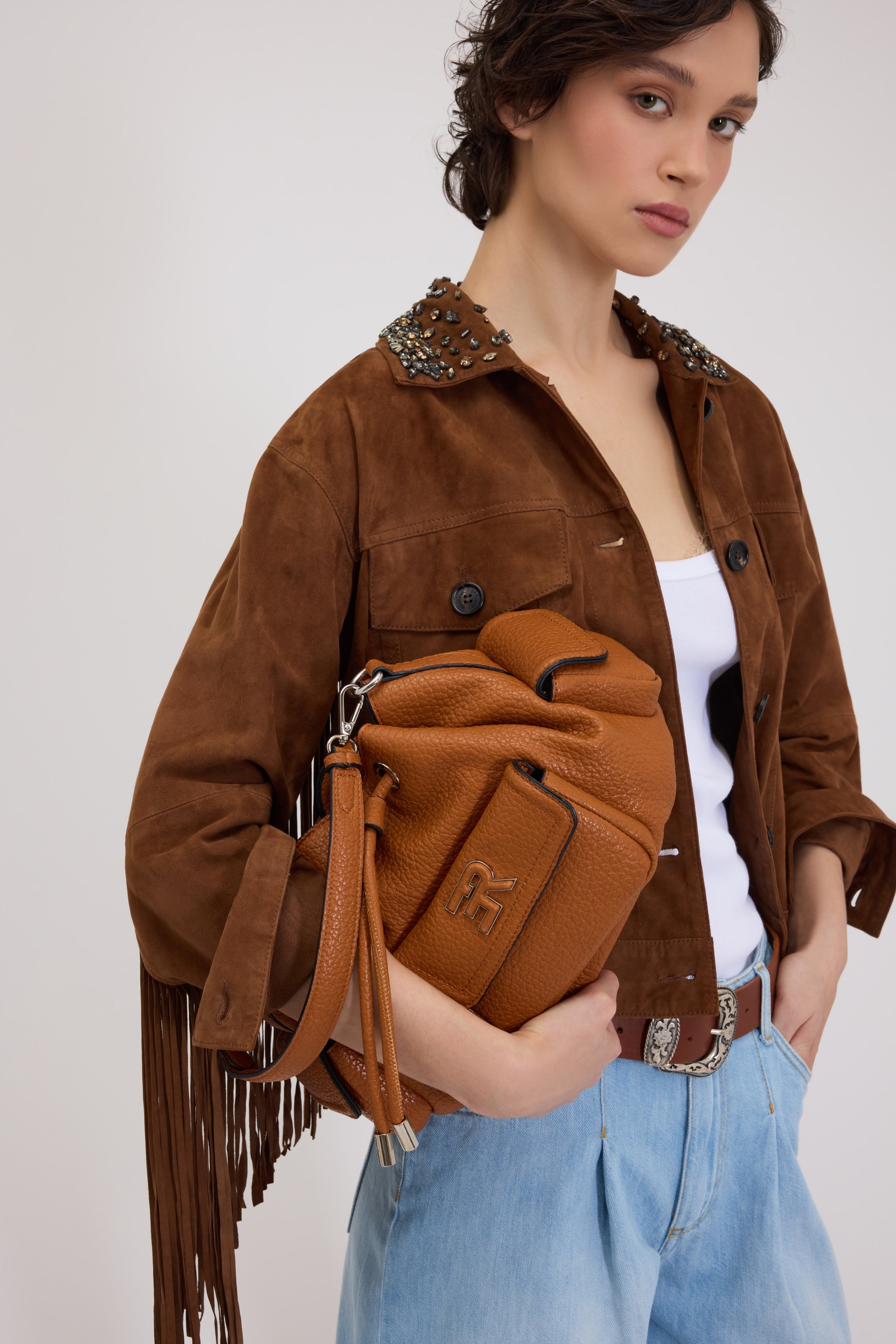 BORSA CARGO MEDIA A SPALLA CON COULISSE