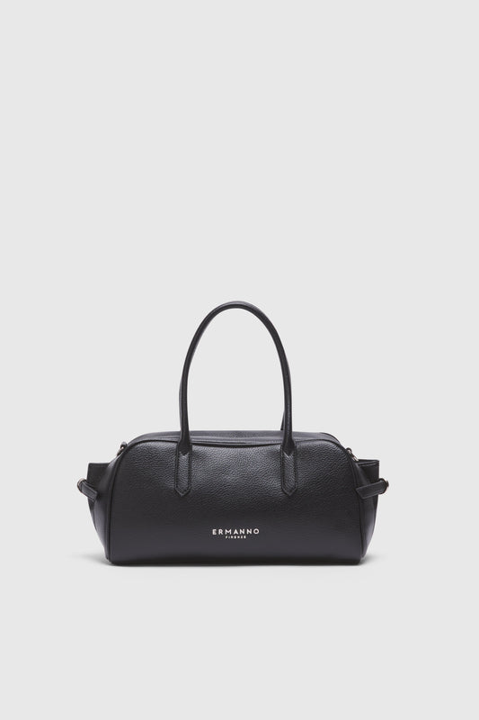 MEDIUM TOP HANDLE BAG WITH SIDE BUCKLES