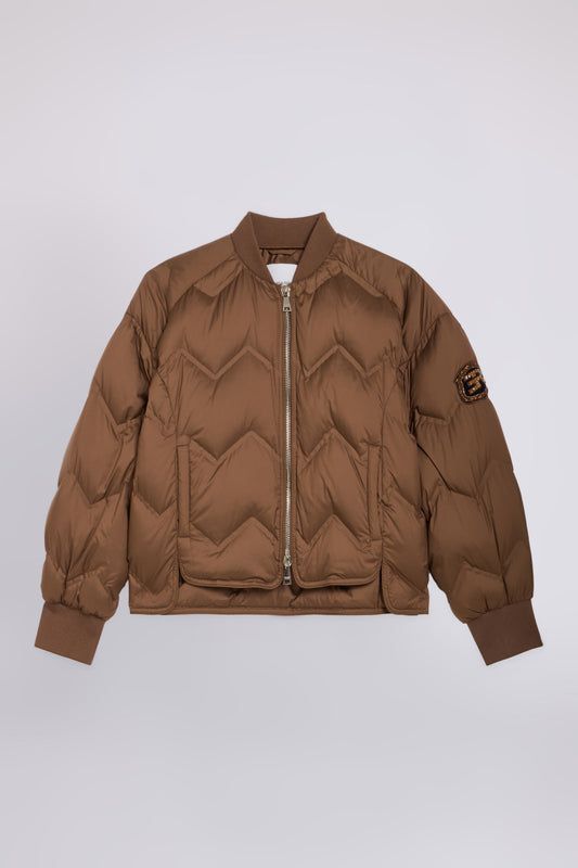 QUILTED BOMBER DOWNJACKET