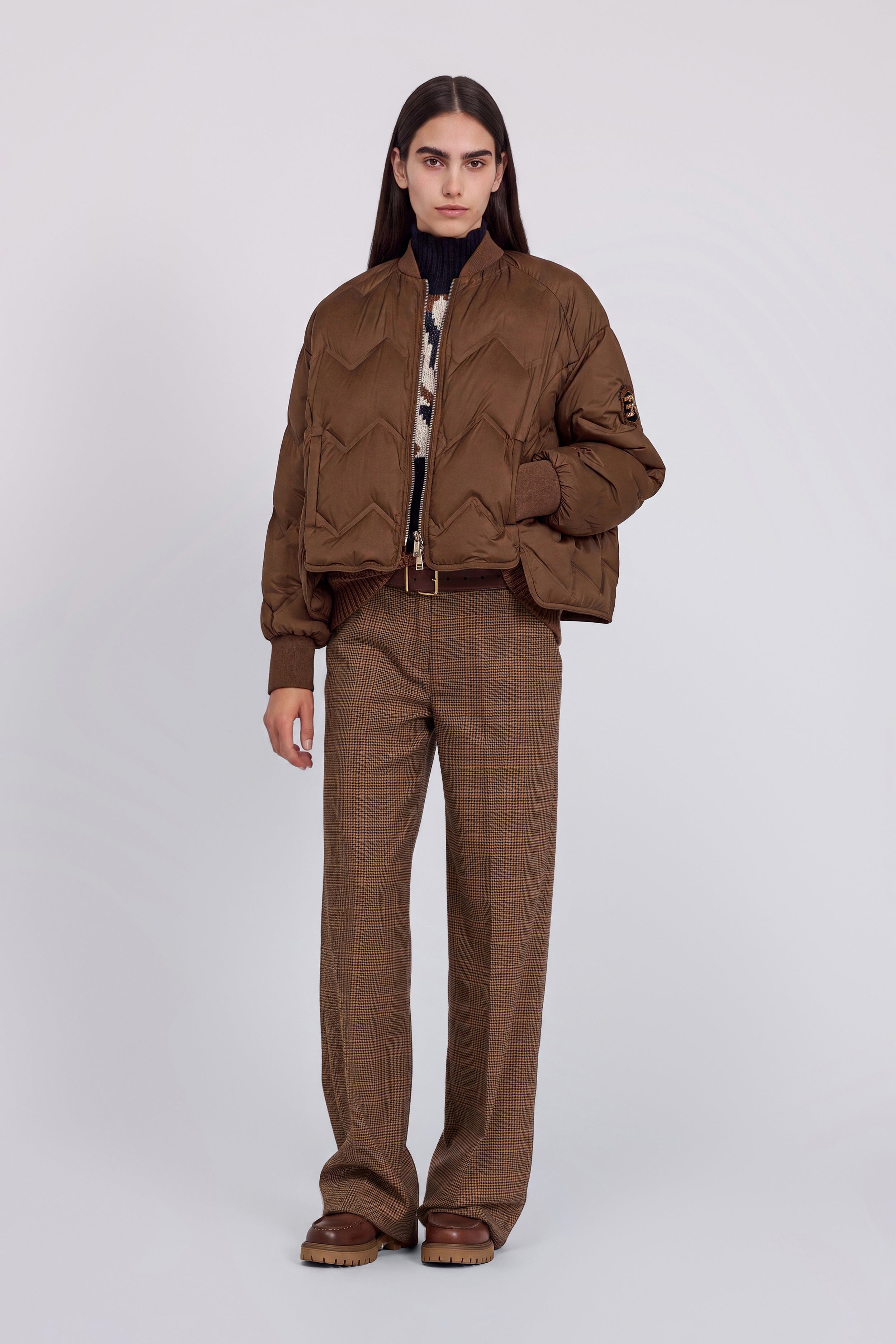 PIUMINO BOMBER TRAPUNTATO