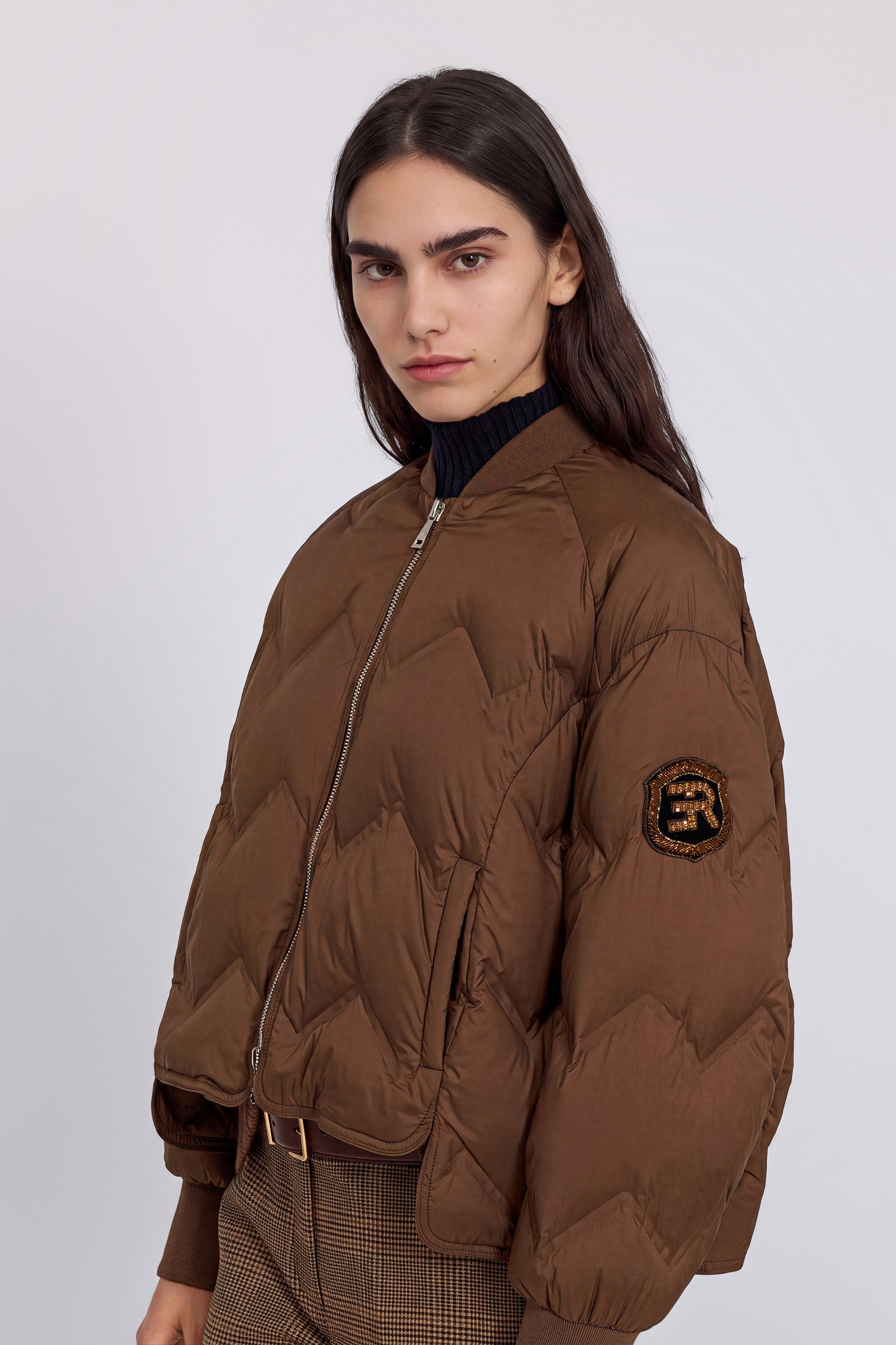 PIUMINO BOMBER TRAPUNTATO