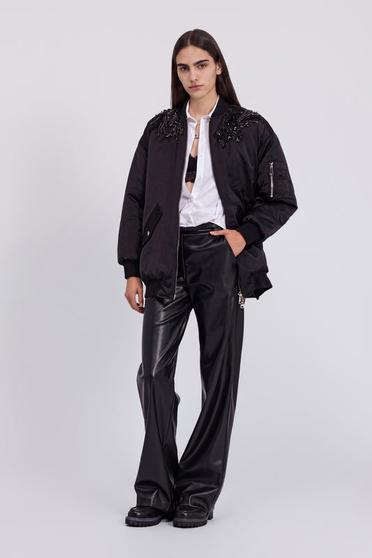 BOMBER CON RICAMI GIOIELLO