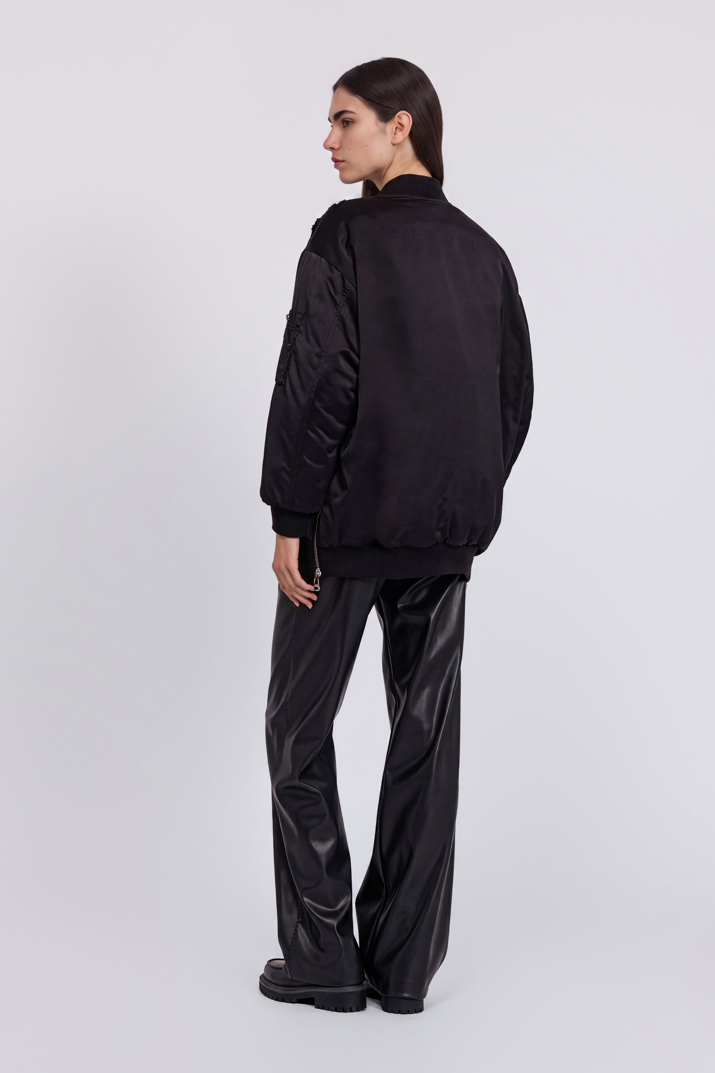 BOMBER JACKET WITH JEWEL EMBROIDERIES