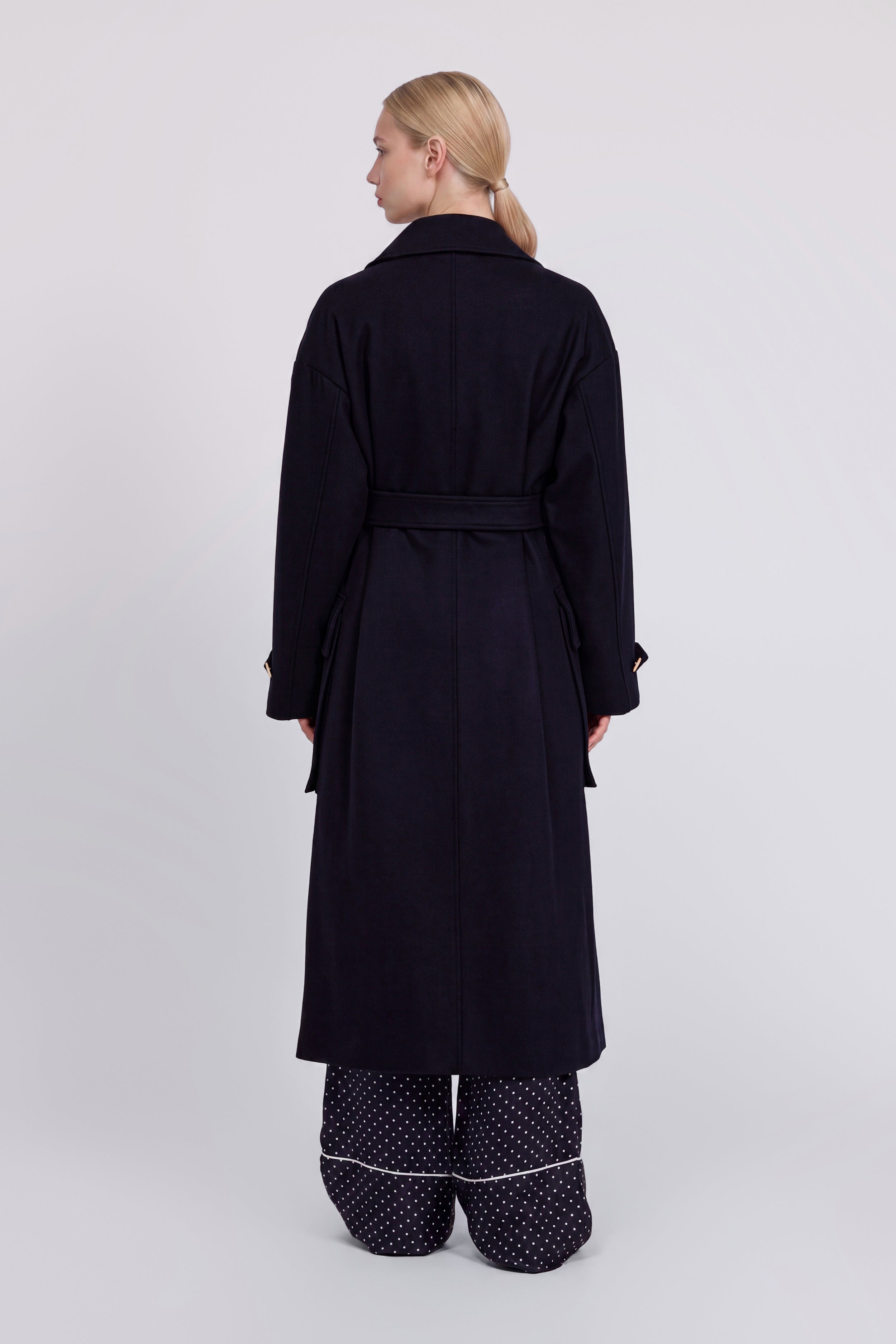 MANTEAU LONG AVEC CEINTURE
