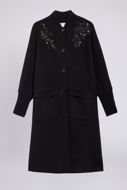 MANTEAU AVEC BRODERIES BIJOU