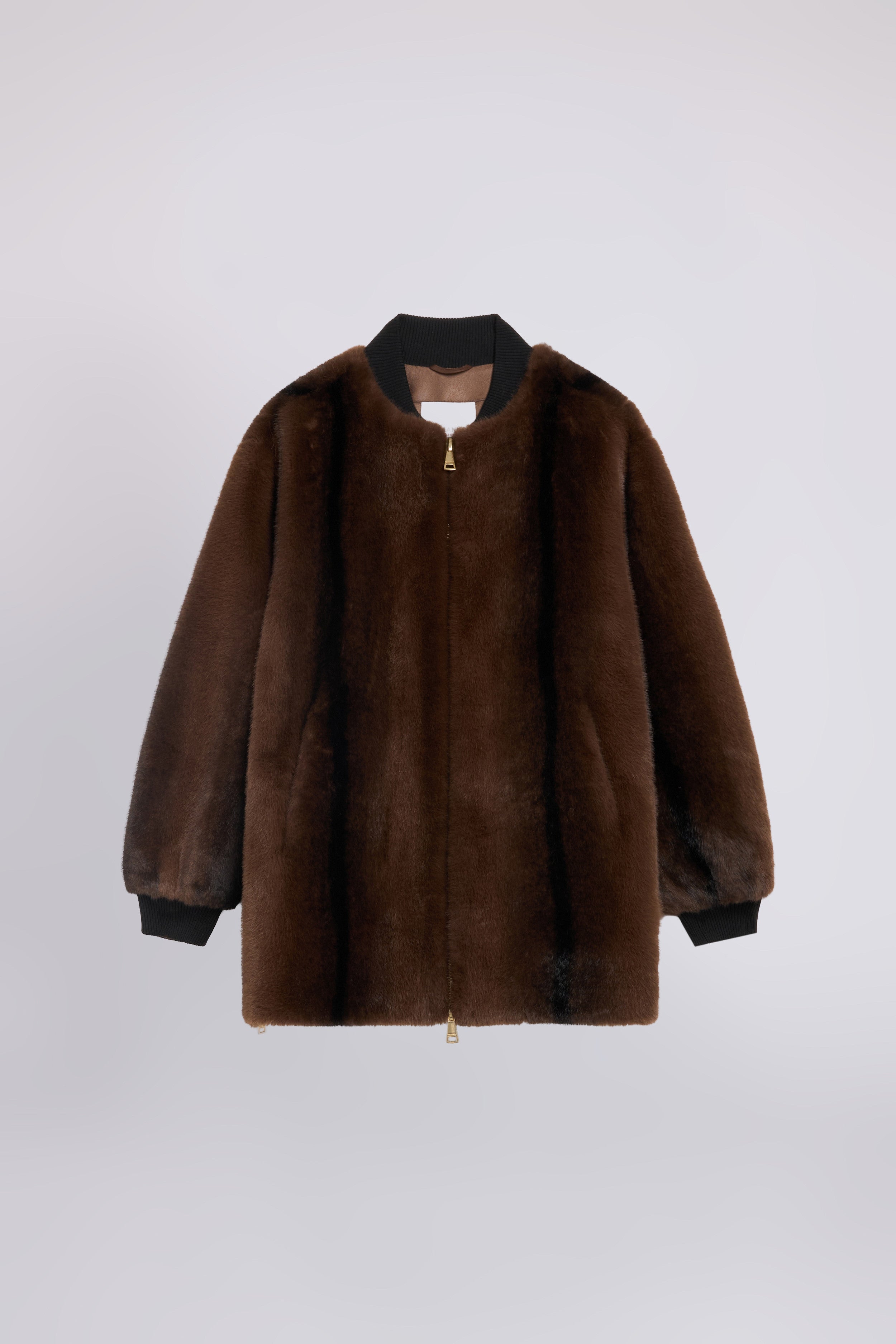 BOMBER IN VISONE ECOLOGIO CON SPACCHI
