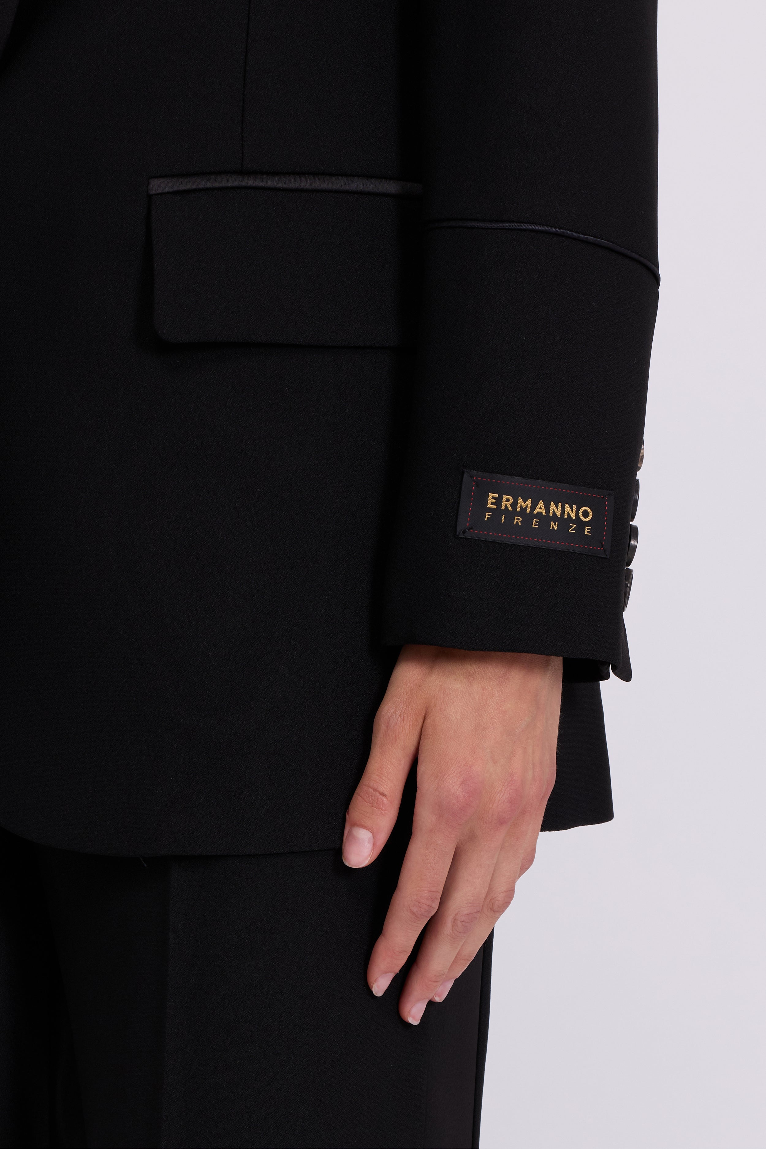 BLAZER MONOPETTO CON REVER E DETTAGLI SMOKING