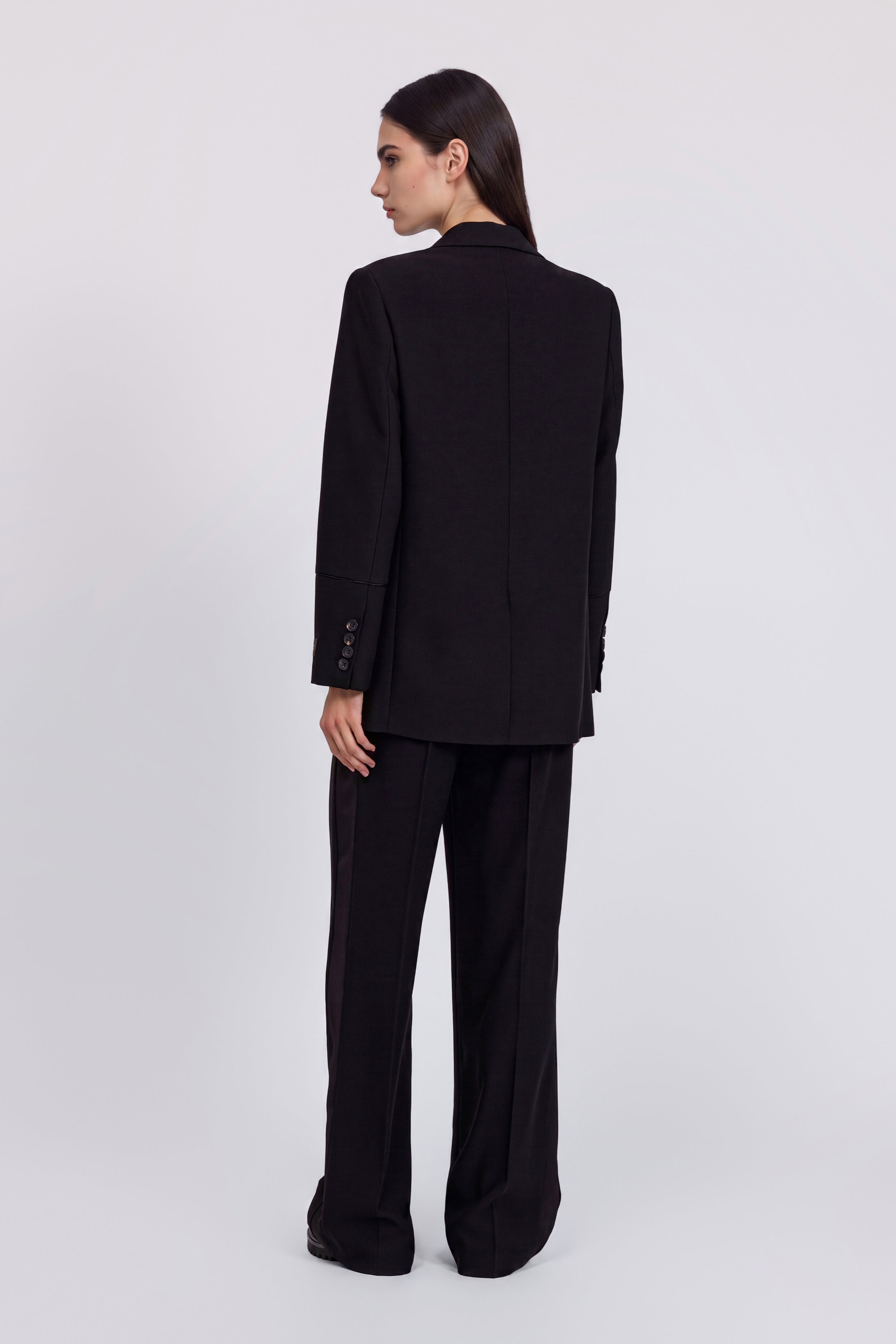 BLAZER MONOPETTO CON REVER E DETTAGLI SMOKING