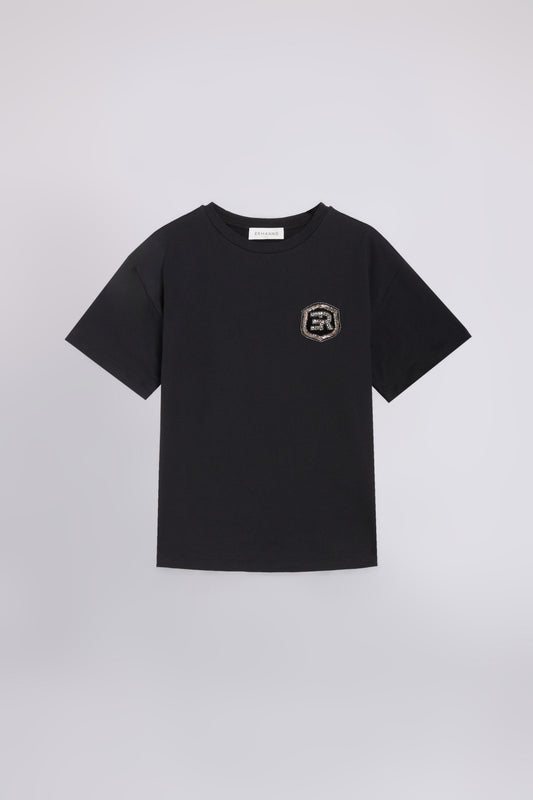 T-SHIRT DI JERSEY CON LOGO GIOIELLO