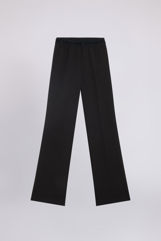 PANTALON STRETCH AVEC TAILLE ÉLASTIQUE LOGOTĖE